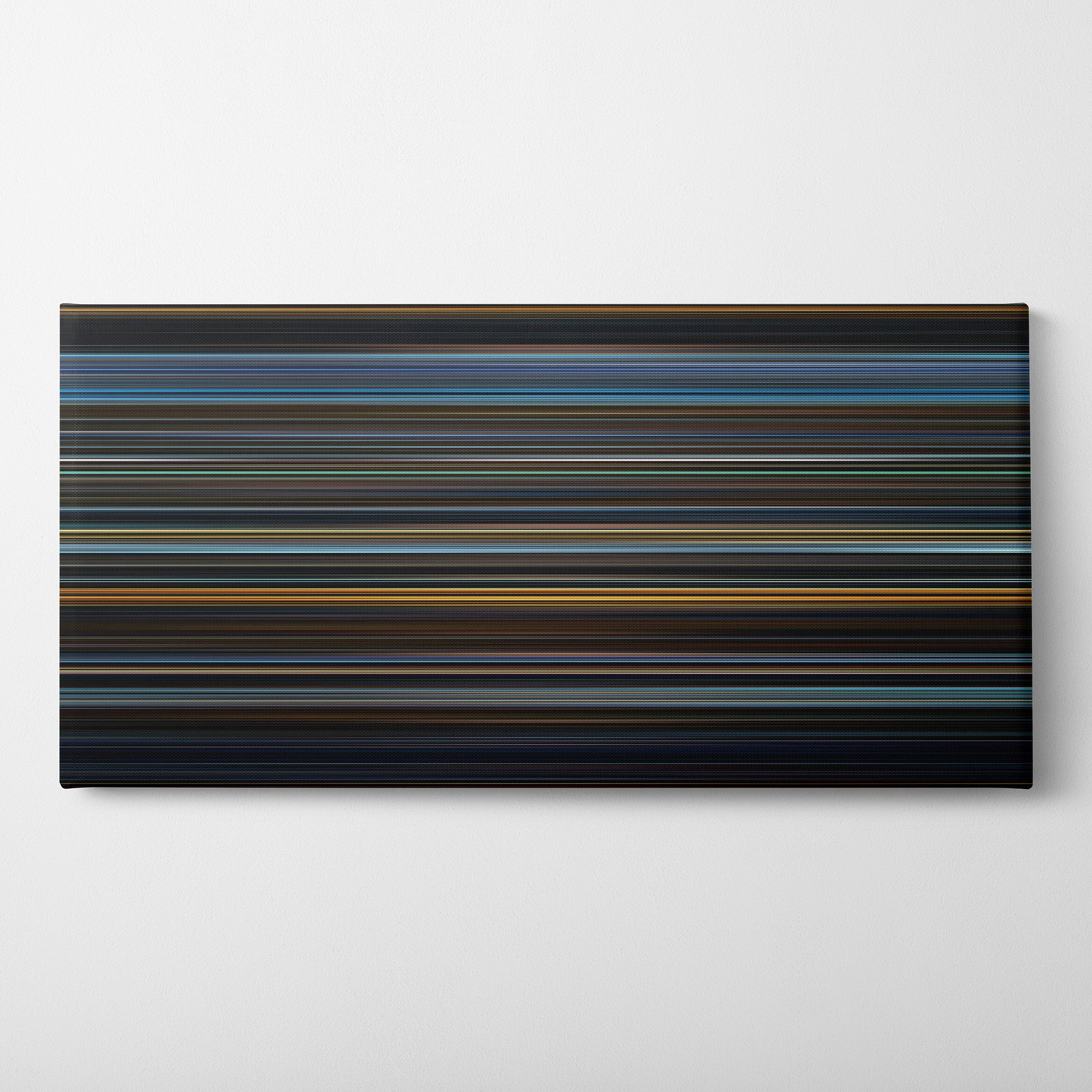 V for Vendetta (2006) CineSpectrum Color Spectrum Canvas Print - Horizontal on Wall