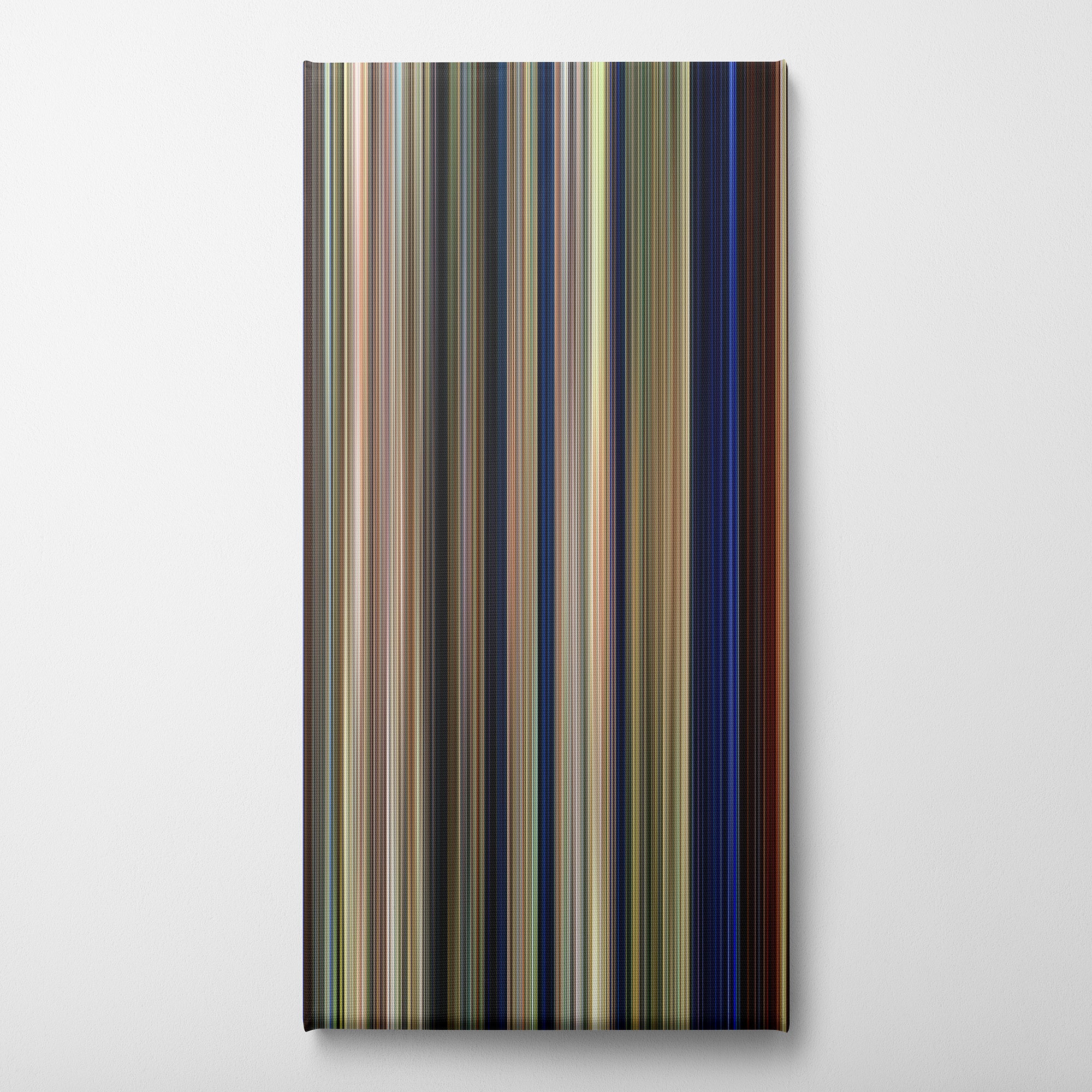 Wes Craven's New Nightmare (1994) CineSpectrum Color Spectrum Canvas Print - Vertical on Wall