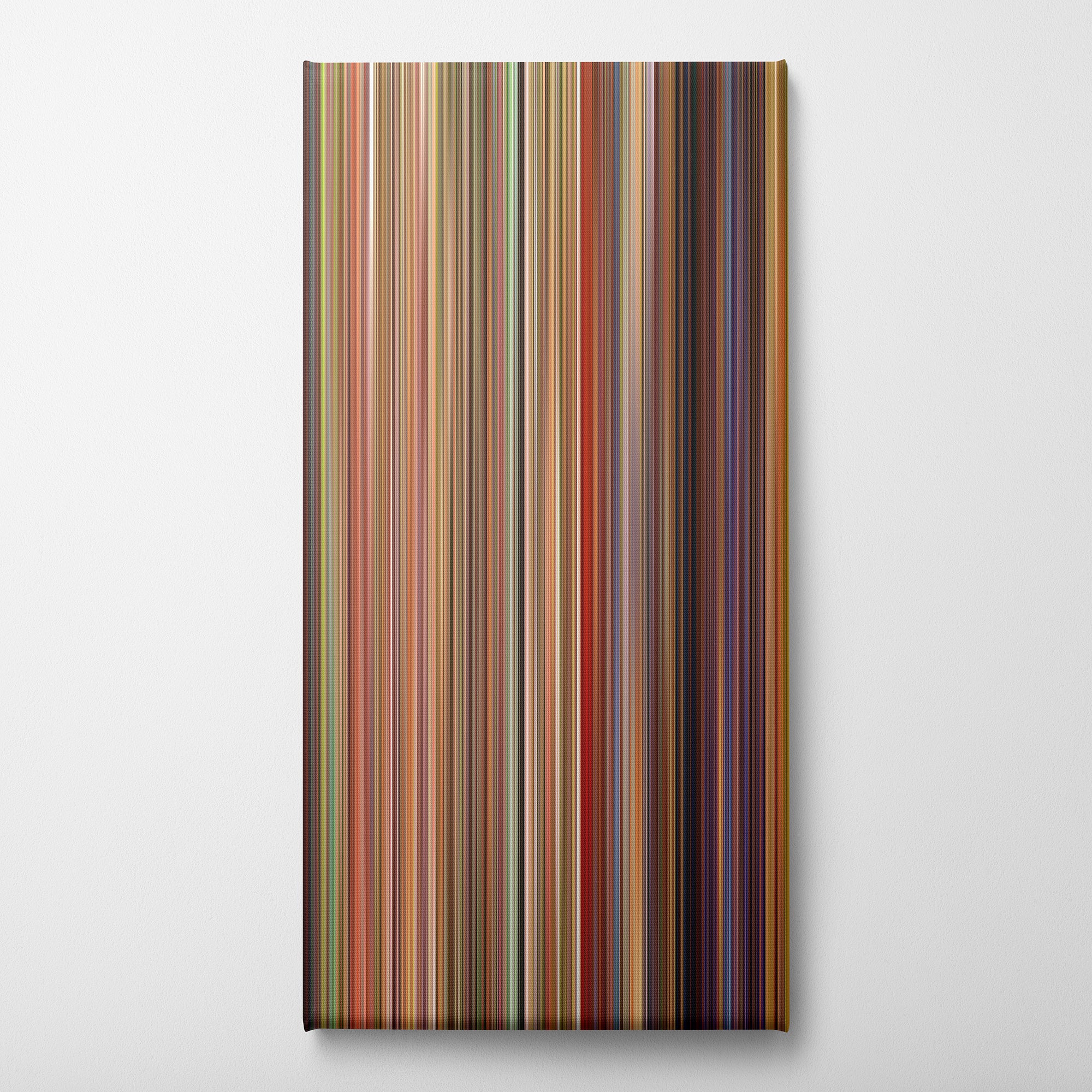 Wet Hot American Summer (2001) CineSpectrum Color Spectrum Canvas Print - Vertical on Wall