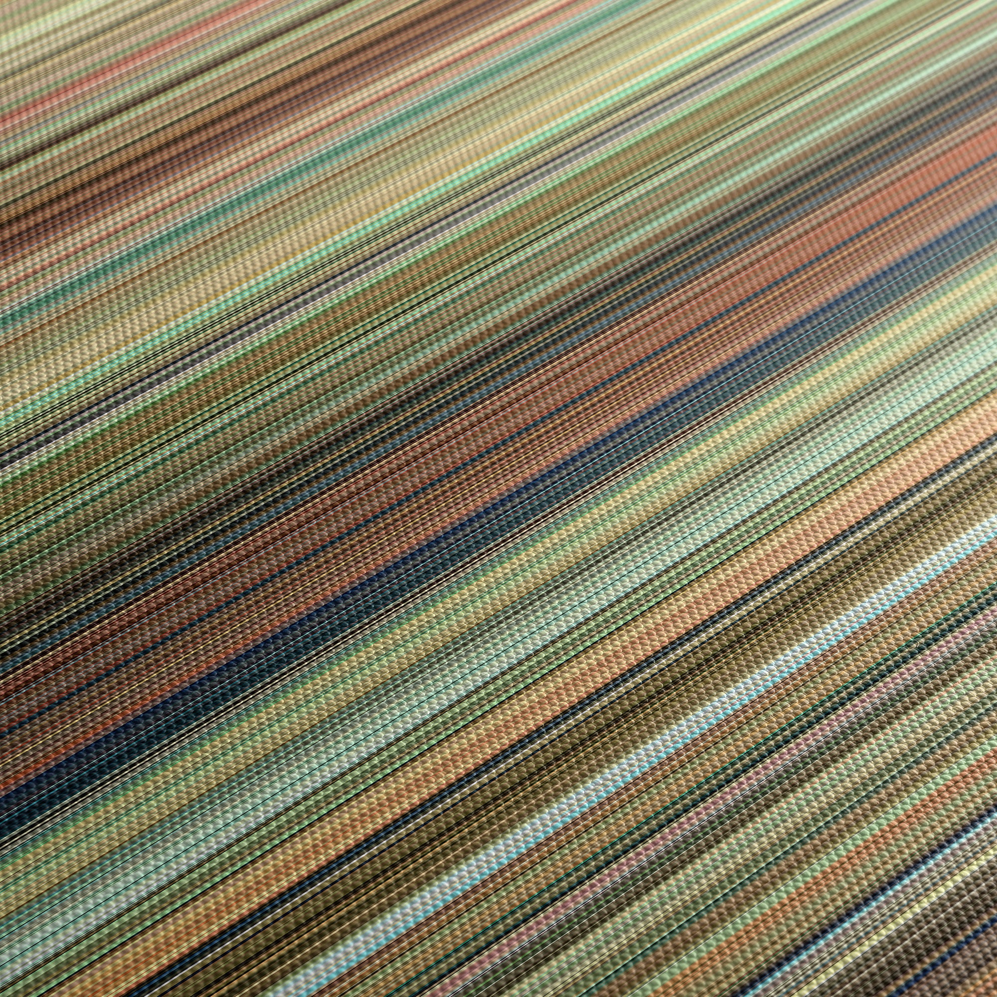 Whisper of the Heart (1995) CineSpectrum Color Spectrum Canvas Print - Close Up of Middle of Print