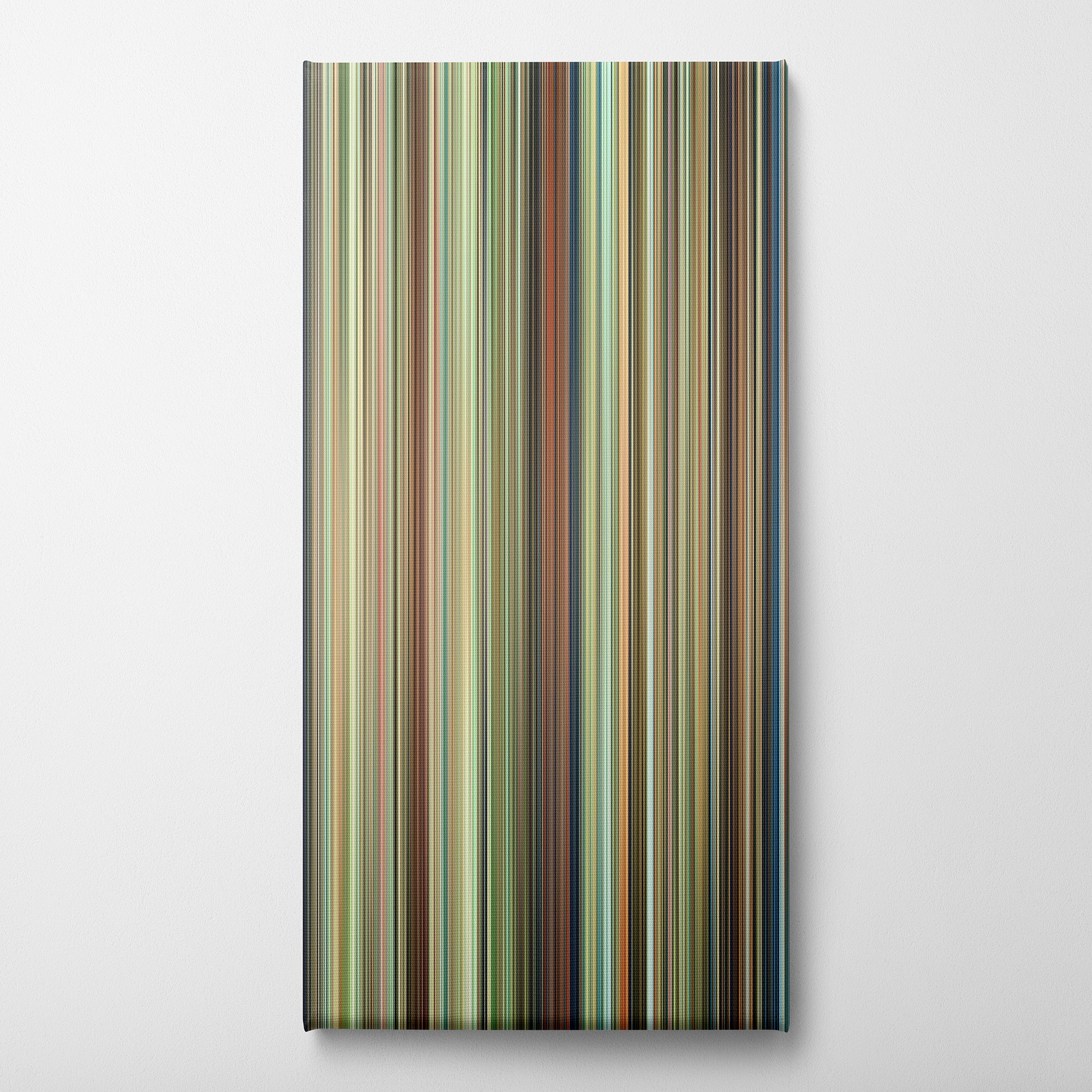 Whisper of the Heart (1995) CineSpectrum Color Spectrum Canvas Print - Vertical on Wall