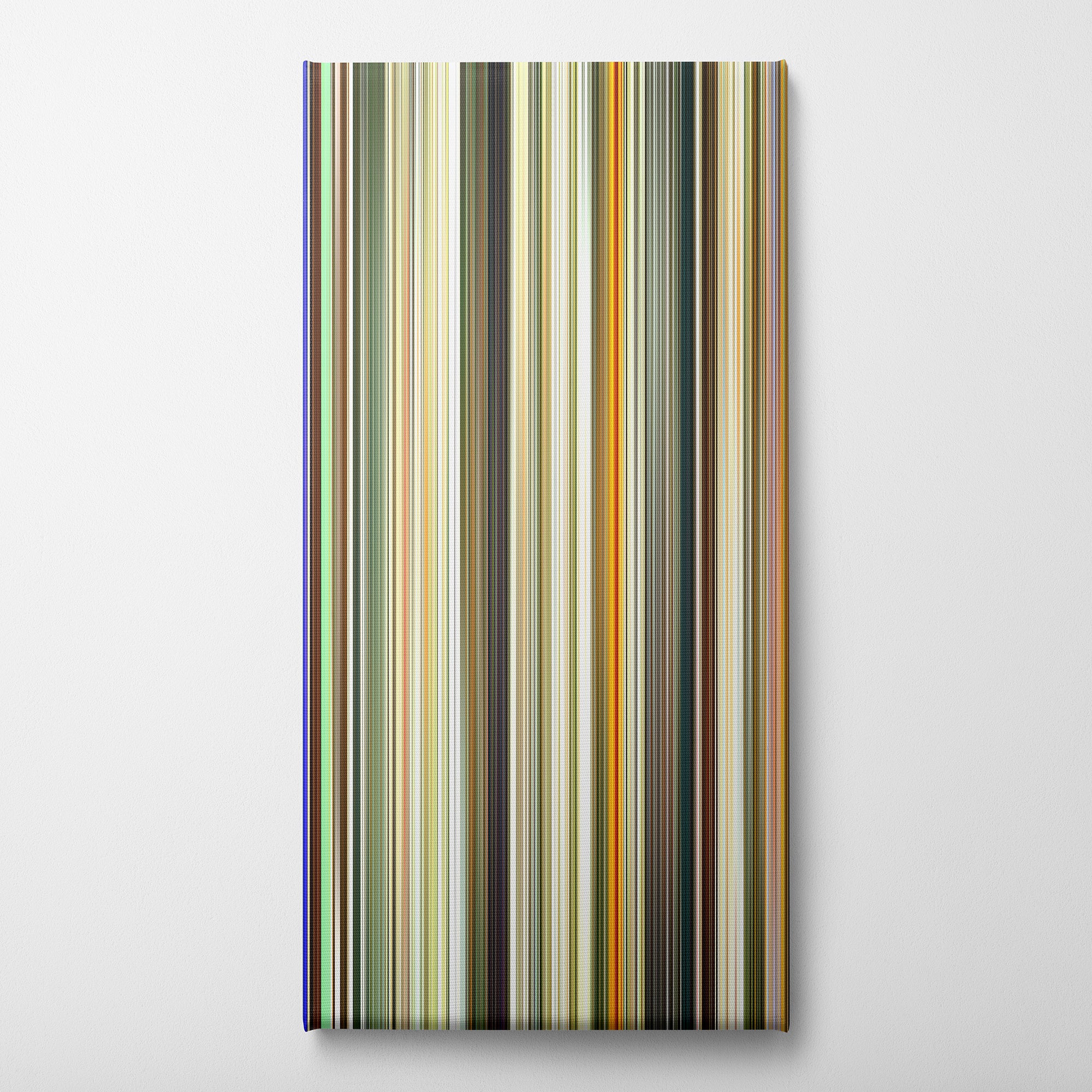 Winnie the Pooh (2011) CineSpectrum Color Spectrum Canvas Print - Vertical on Wall