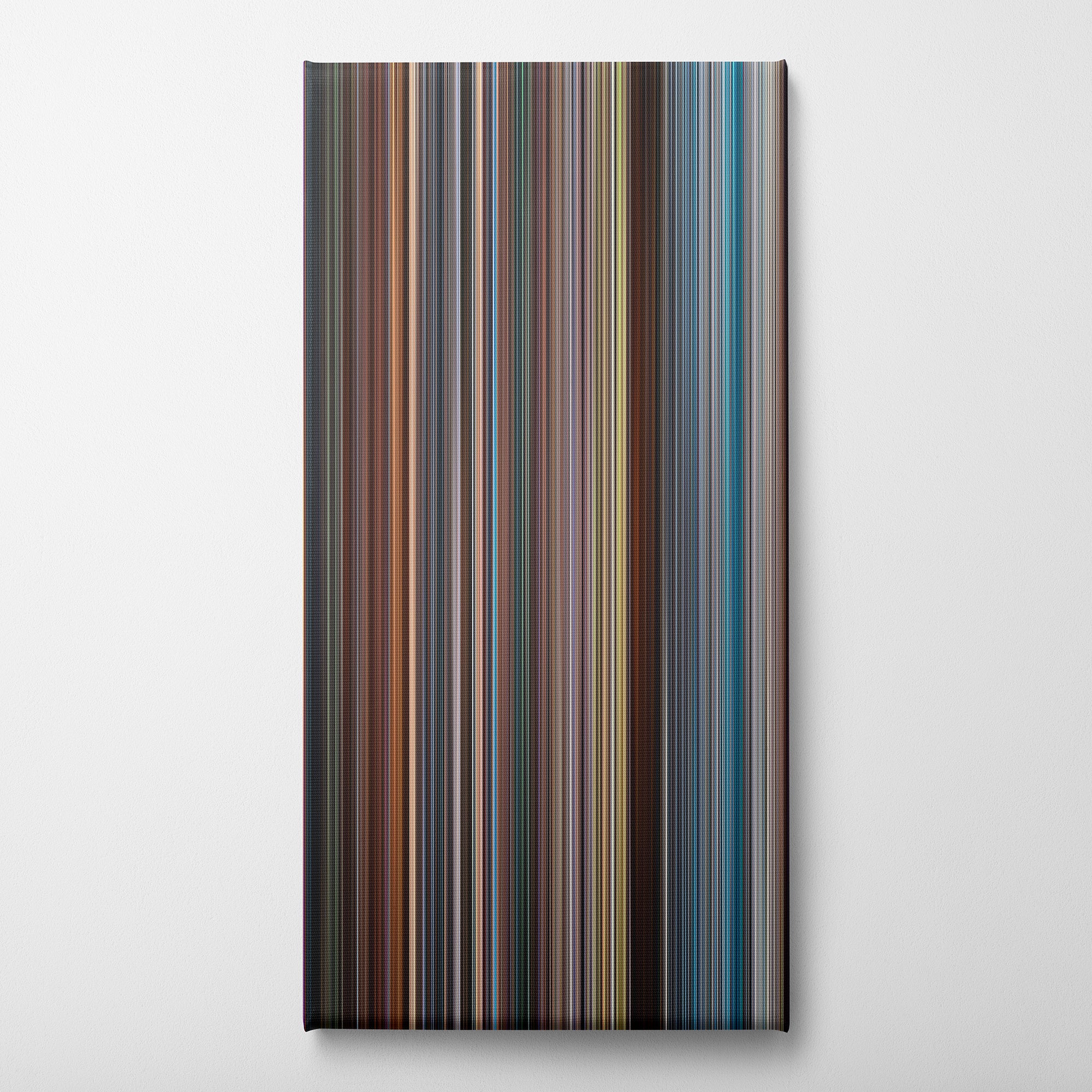 X-Men - First Class (2011) CineSpectrum Color Spectrum Canvas Print - Vertical on Wall