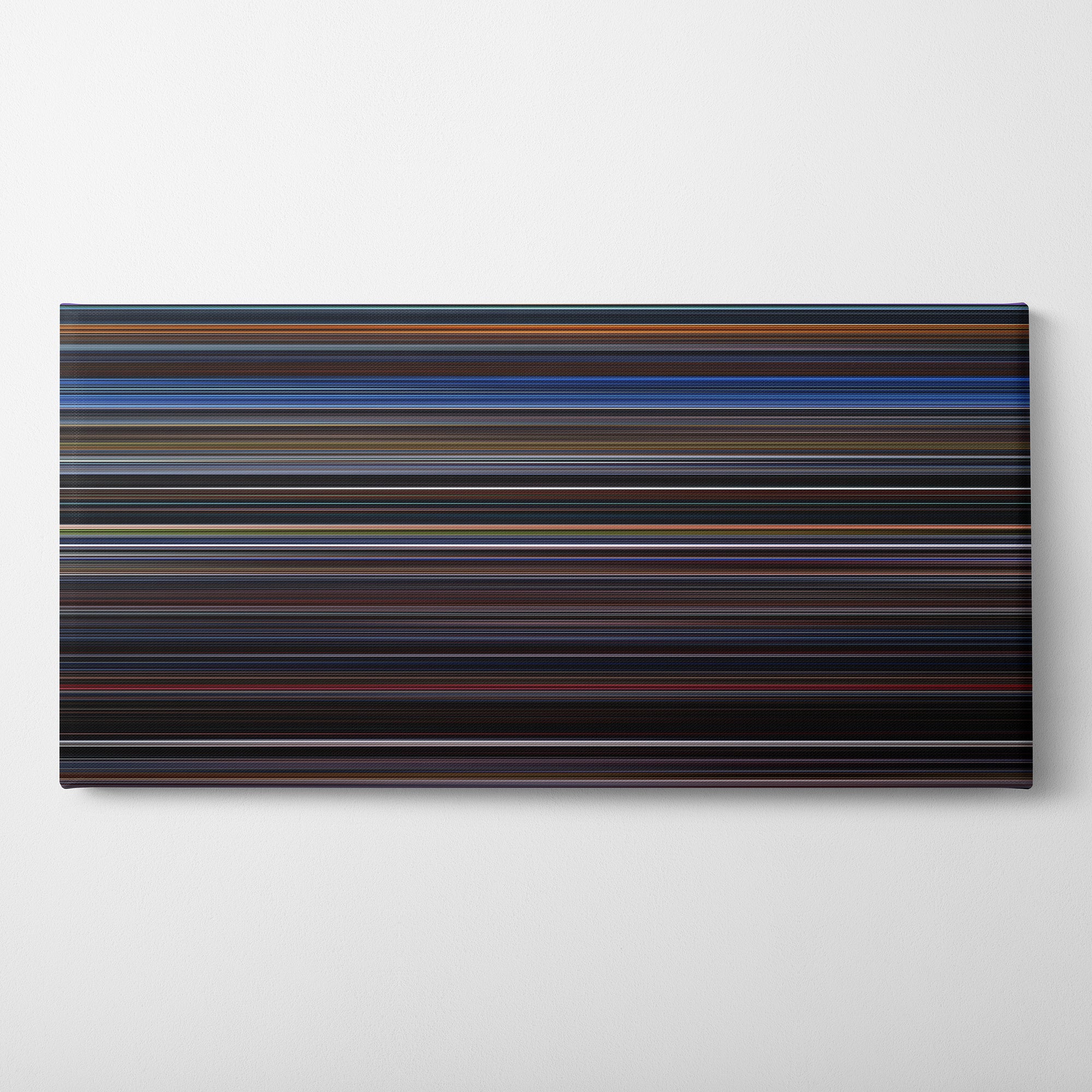 X-Men (2000) CineSpectrum Color Spectrum Canvas Print - Horizontal on Wall