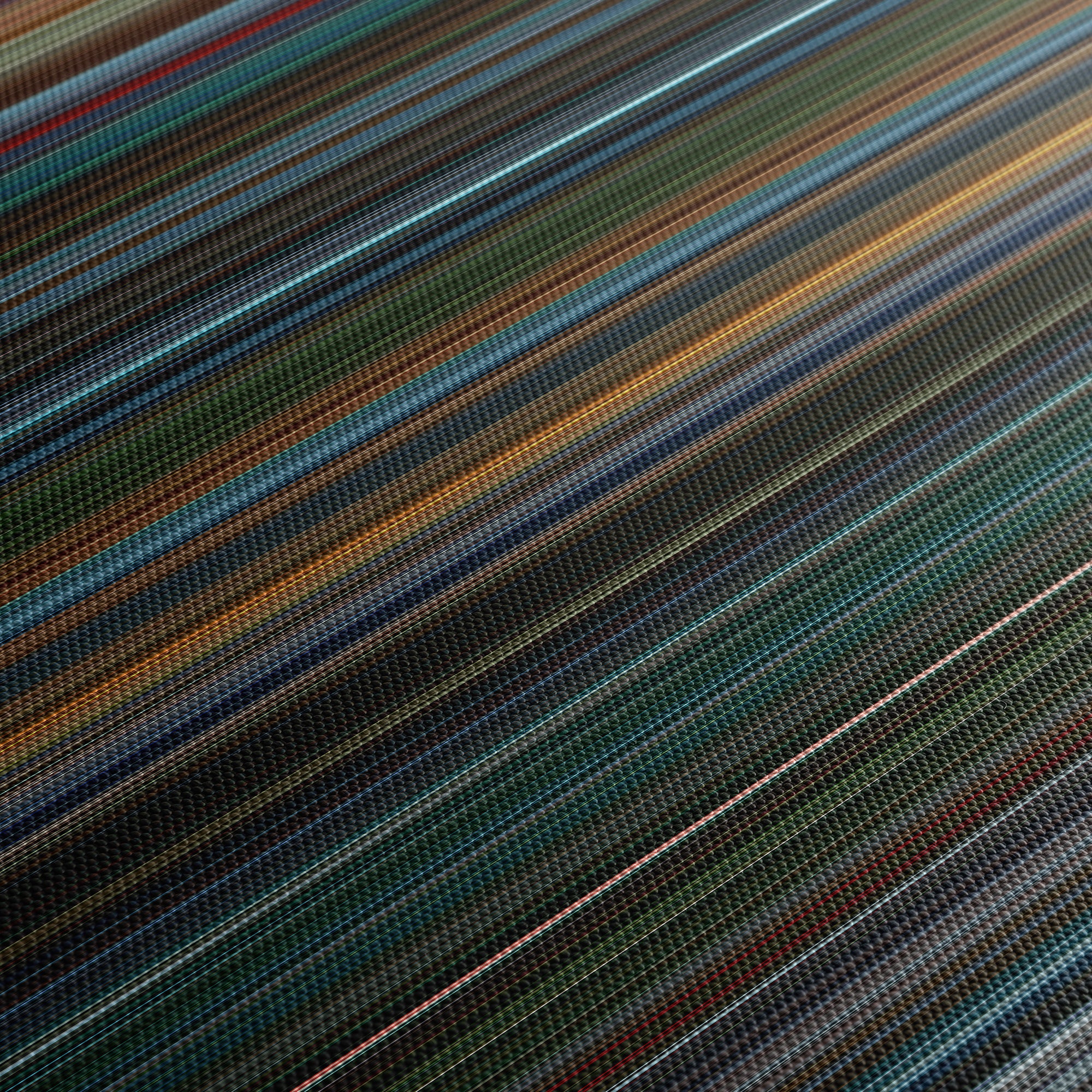 X2 (2003) CineSpectrum Color Spectrum Canvas Print - Close Up of Middle of Print