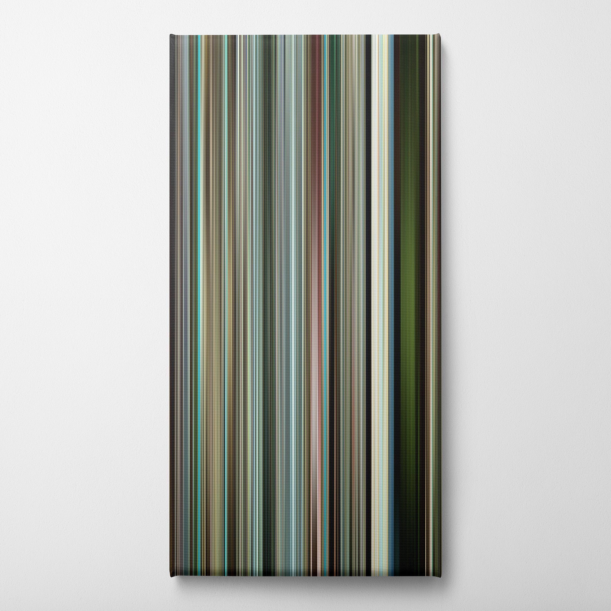 Y tu mamá también (2001) CineSpectrum Color Spectrum Canvas Print - Vertical on Wall