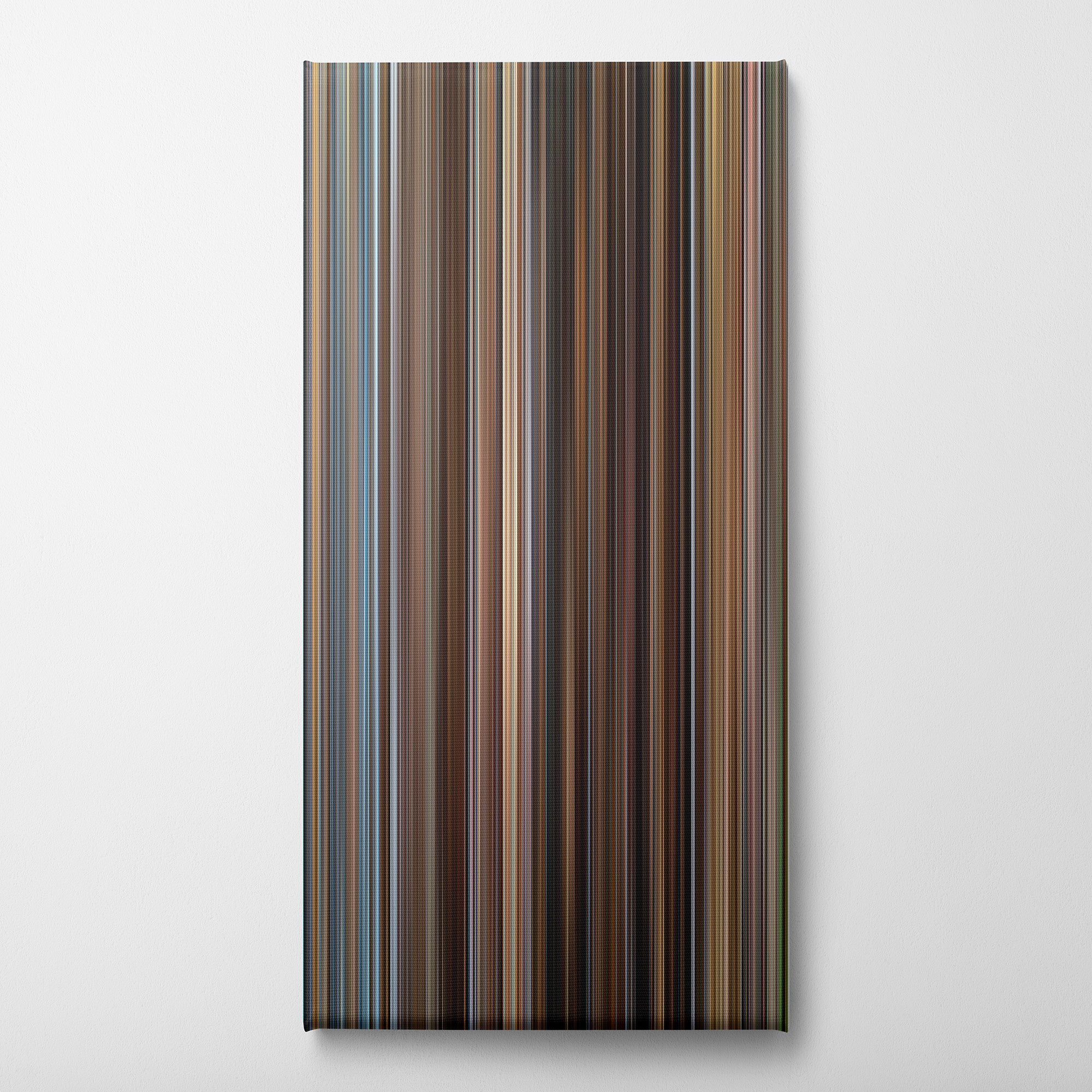 You've Got Mail (1998) CineSpectrum Color Spectrum Canvas Print - Vertical on Wall