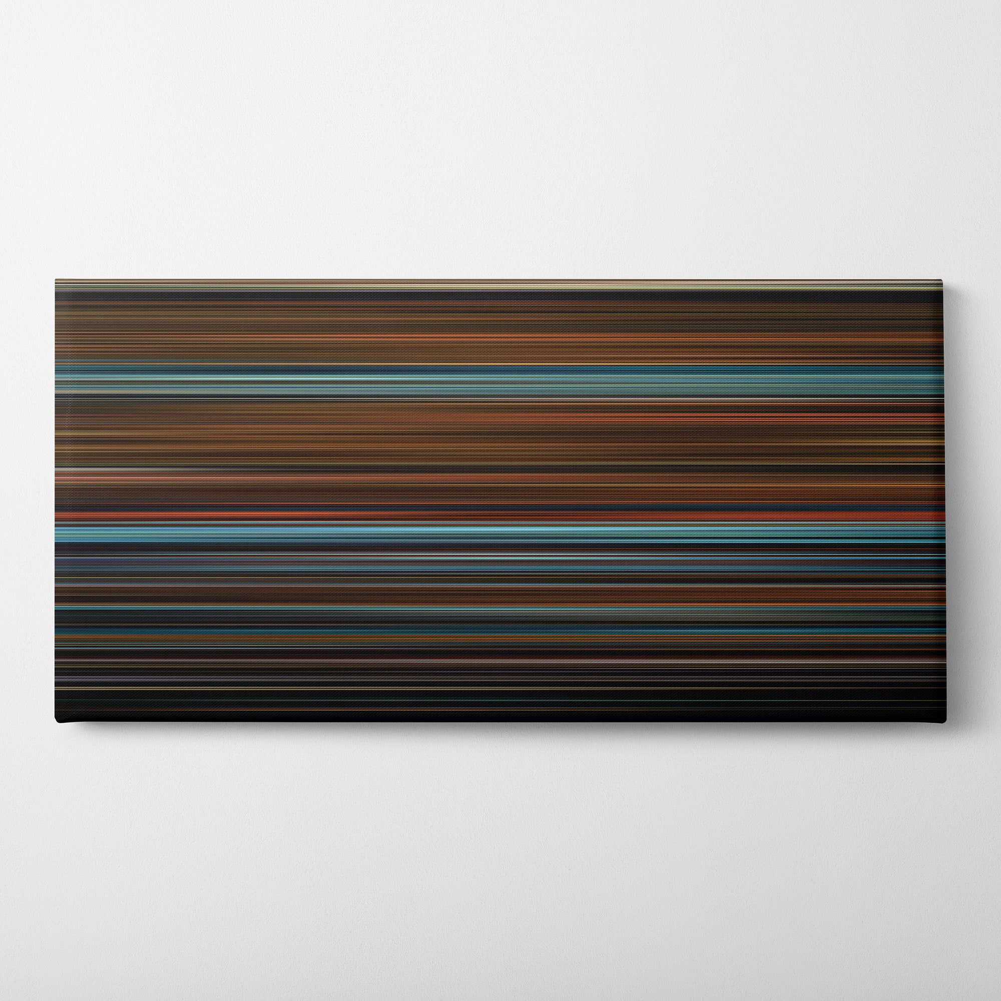 10 Cloverfield Lane (2016) CineSpectrum Color Spectrum Canvas Print - Horizontal on Wall