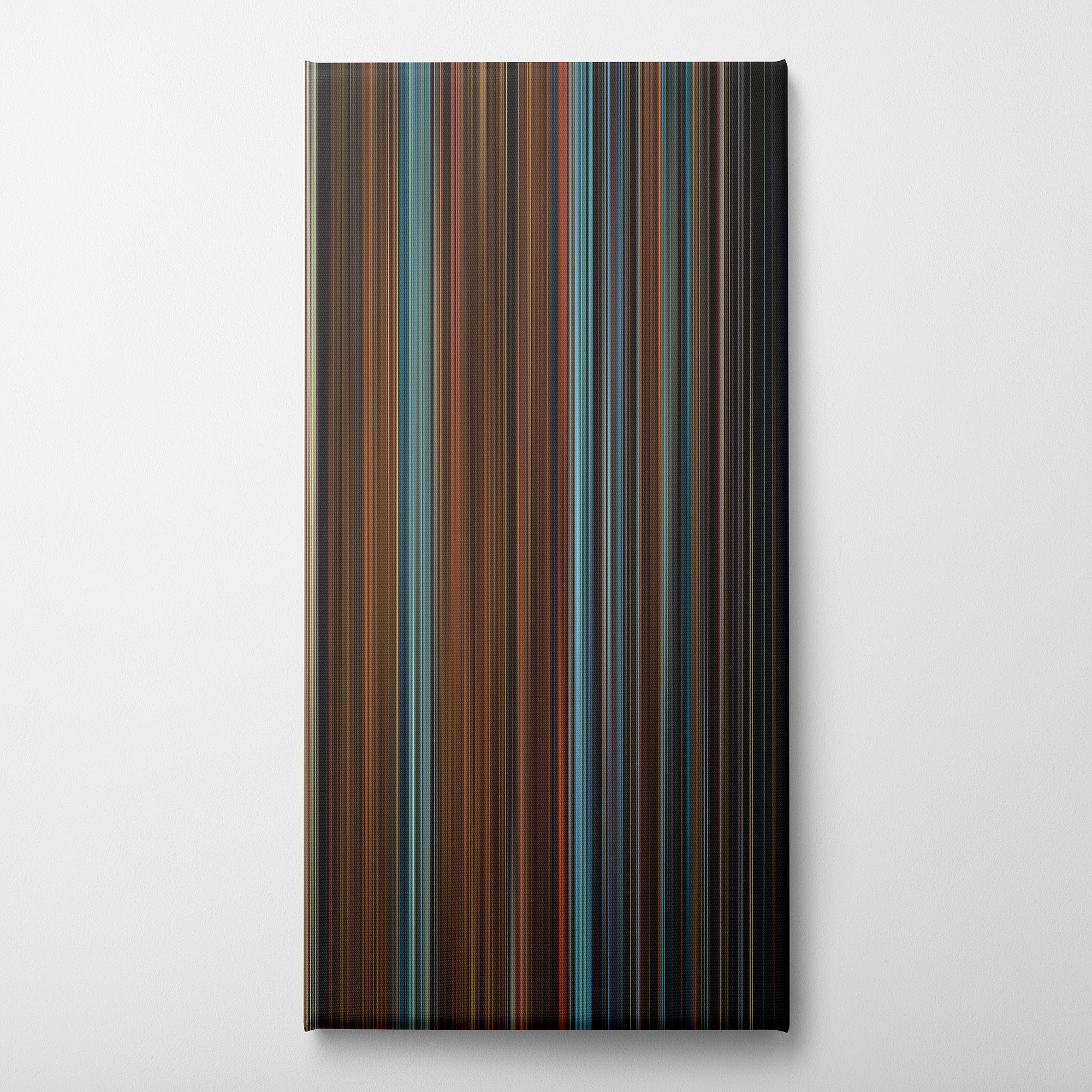 10 Cloverfield Lane (2016) CineSpectrum Color Spectrum Canvas Print - Vertical on Wall