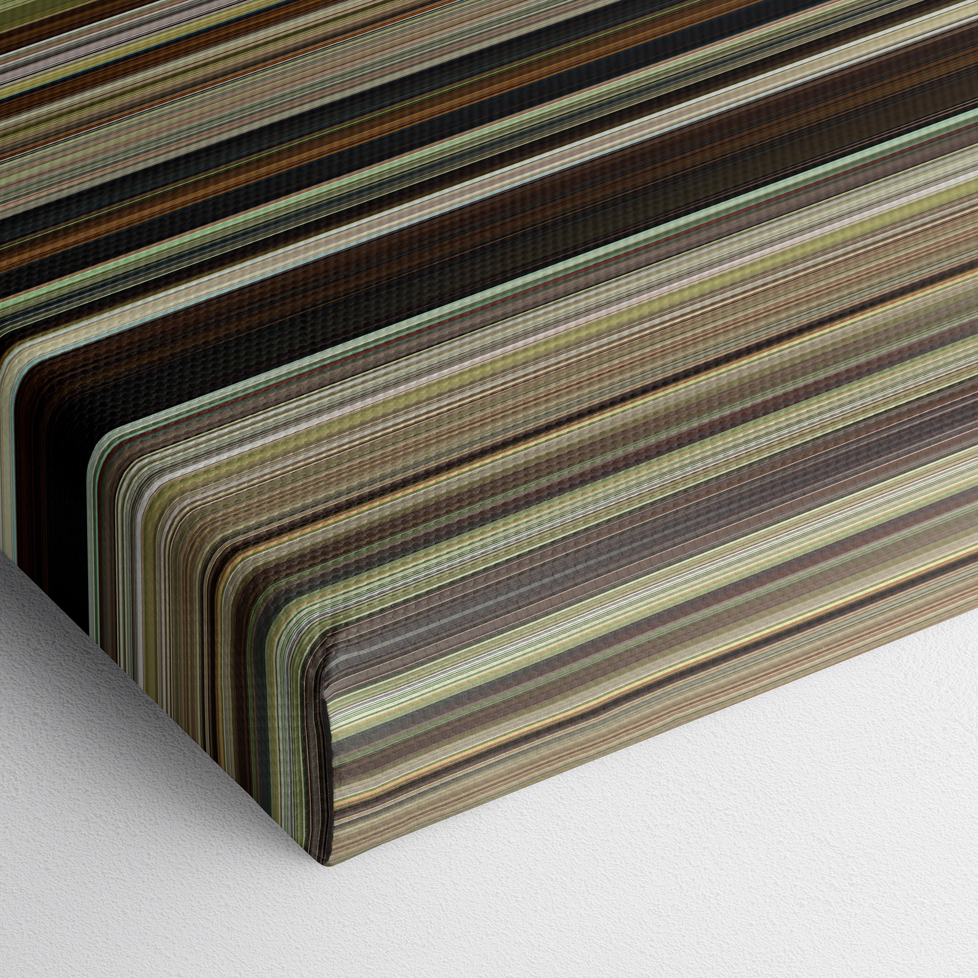 12 Years a Slave (2013) CineSpectrum Color Spectrum Canvas Print - Close Up of Bottom of Print