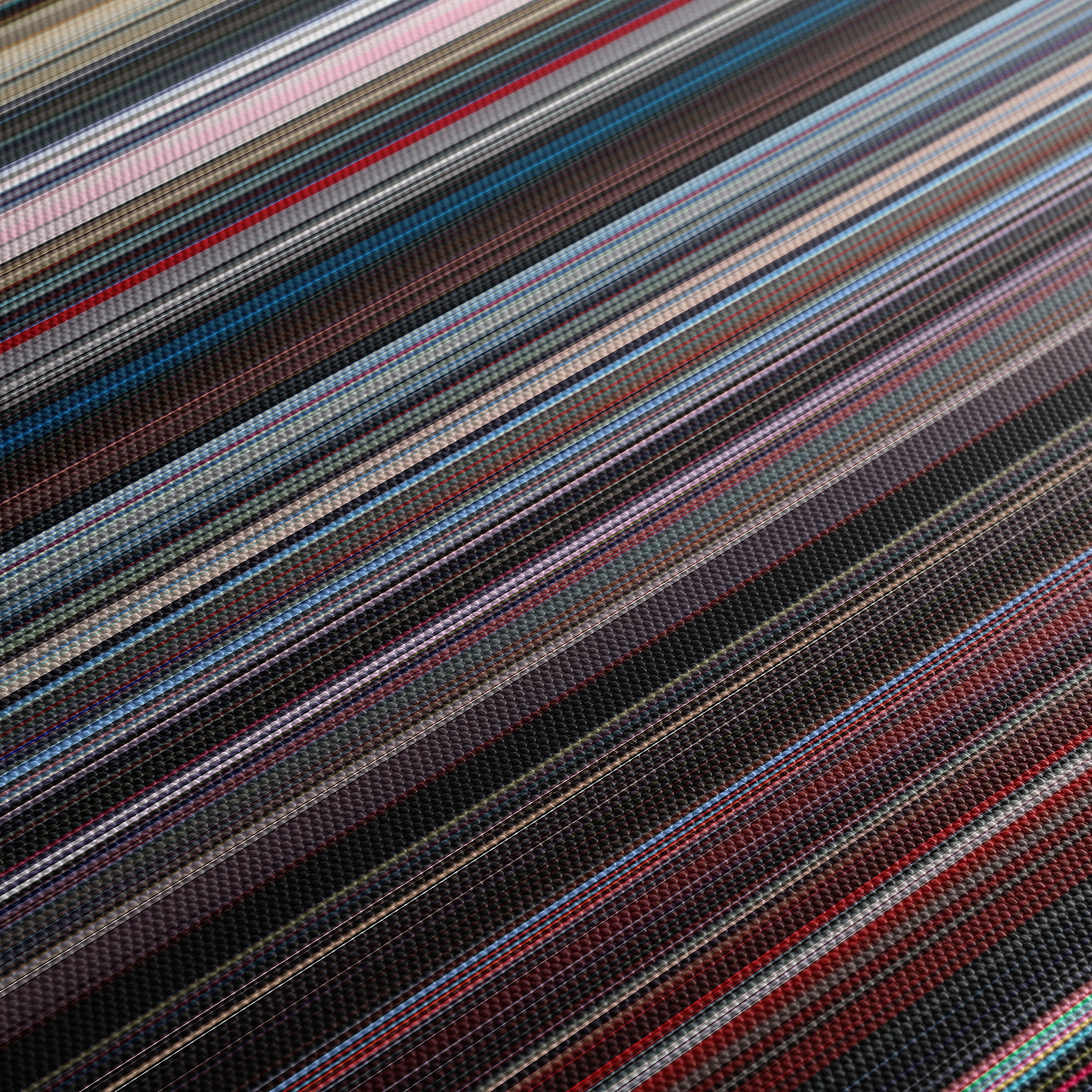 2001 - A Space Odyssey (1968) CineSpectrum Color Spectrum Canvas Print - Close Up of Middle of Print
