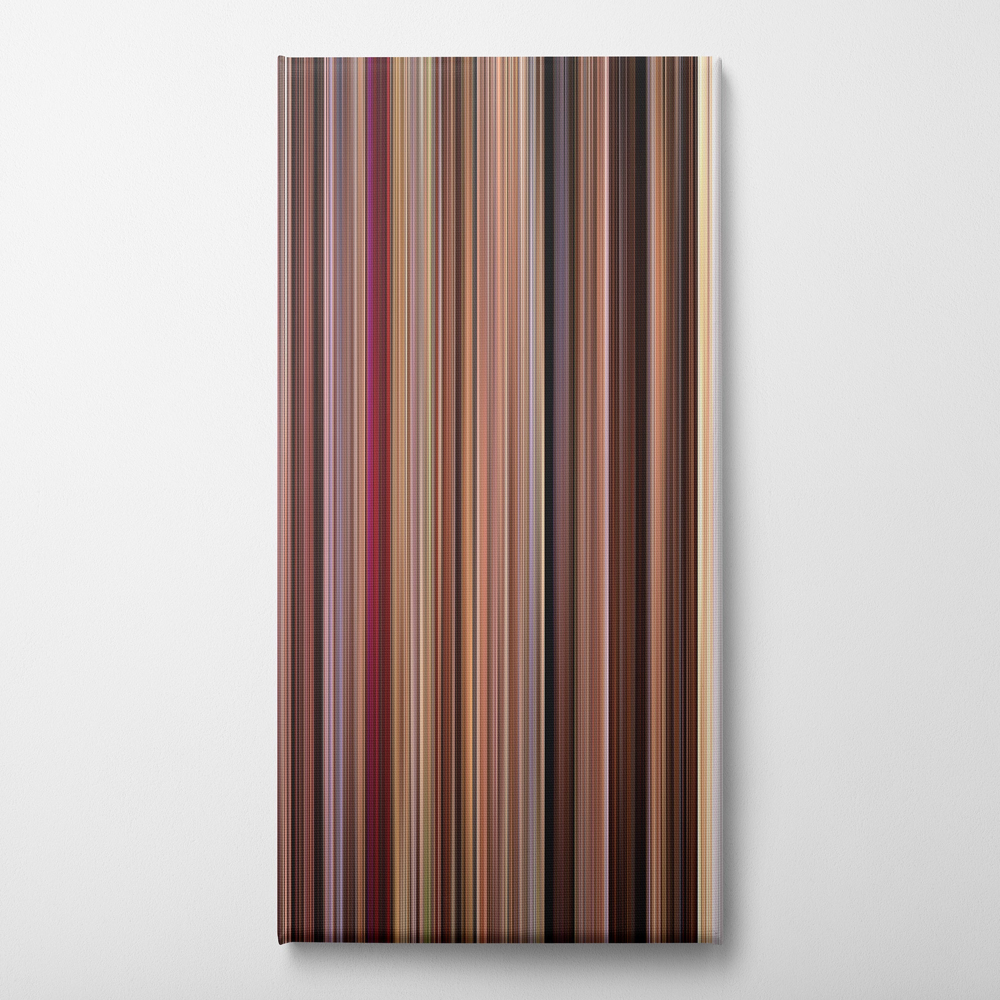 27 Dresses (2008) CineSpectrum Color Spectrum Canvas Print - Vertical on Wall