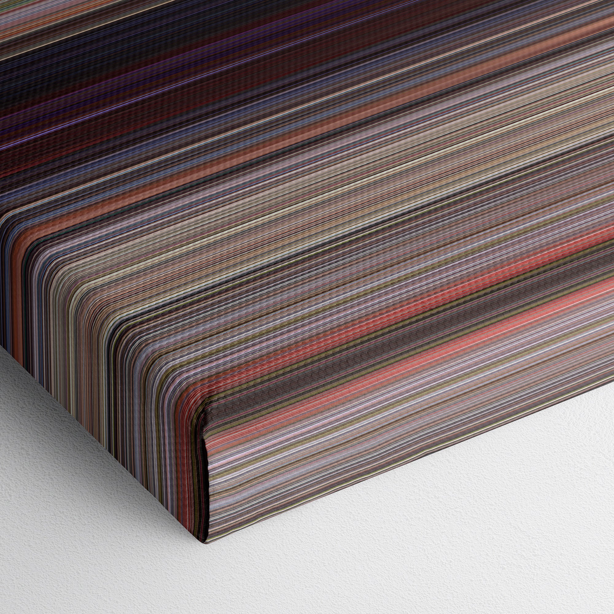 2 Fast 2 Furious (2003) CineSpectrum Color Spectrum Canvas Print - Close Up of Bottom of Print