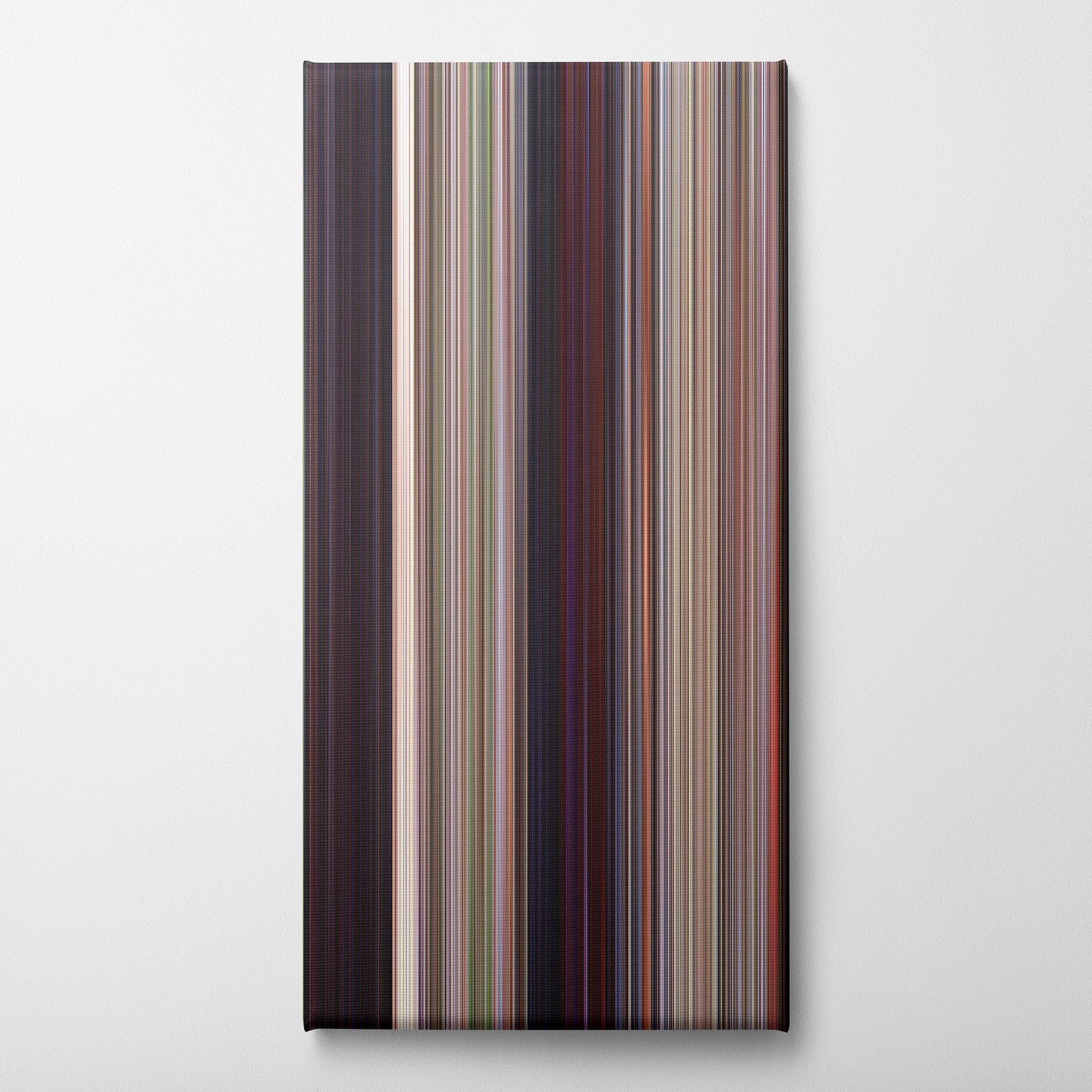 2 Fast 2 Furious (2003) CineSpectrum Color Spectrum Canvas Print - Vertical on Wall