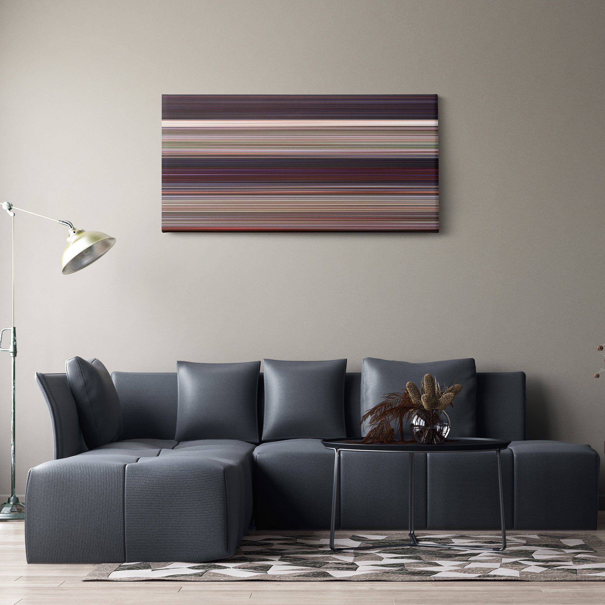 2 Fast 2 Furious (2003) CineSpectrum Color Spectrum Canvas Print - Hanging Horizontal on Wall in Room