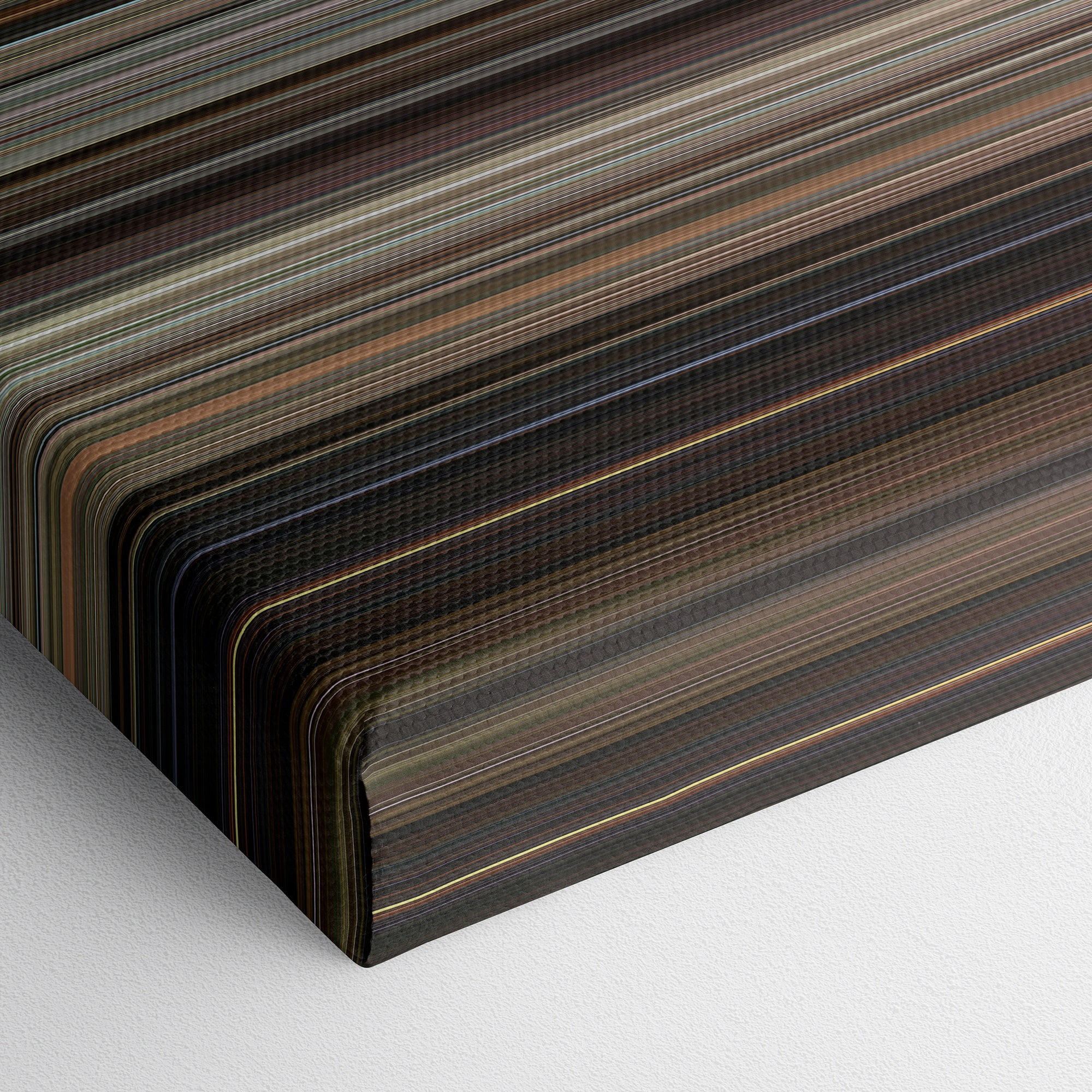 A Bronx Tale (1993) CineSpectrum Color Spectrum Canvas Print - Close Up of Bottom of Print