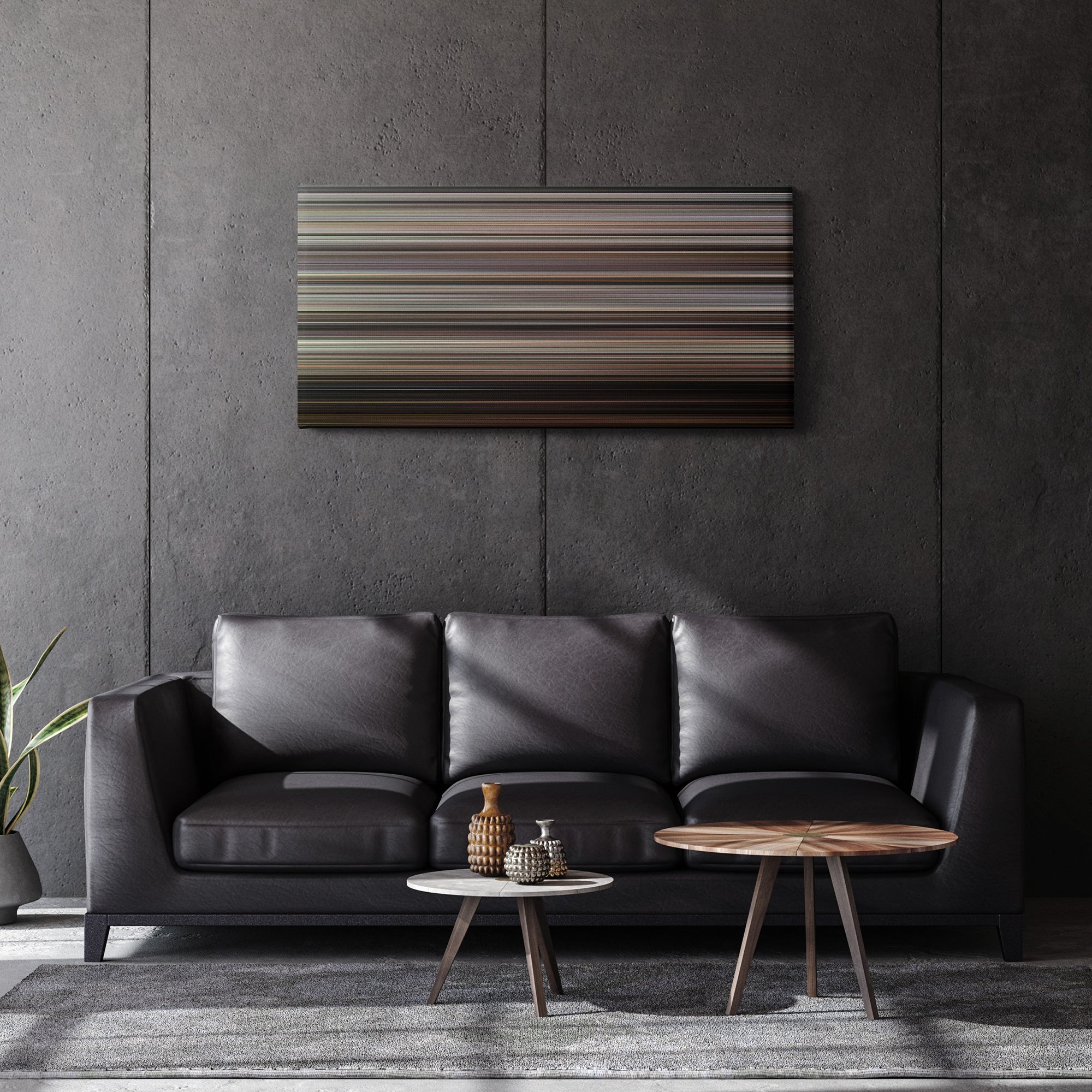 A Bronx Tale (1993) CineSpectrum Color Spectrum Canvas Print - Hanging Horizontal on Wall in Room