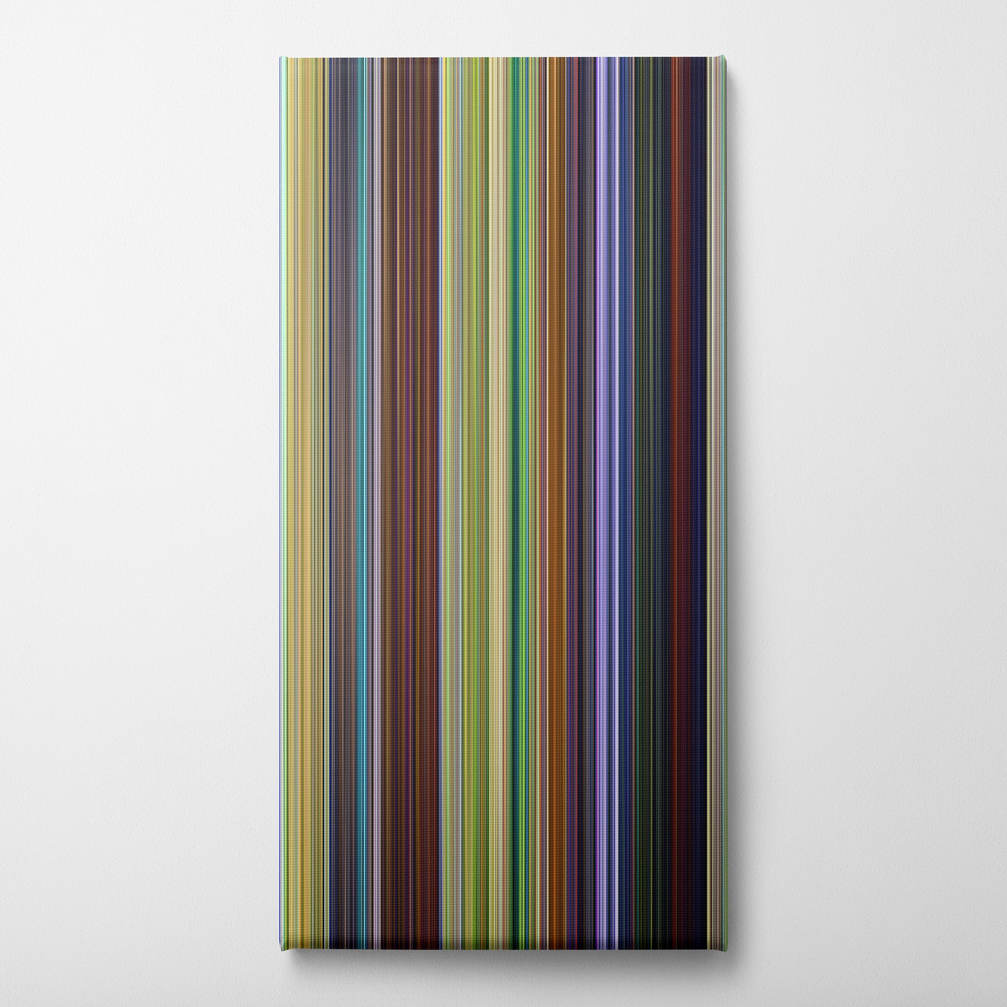 A Bugs Life (1998) CineSpectrum Color Spectrum Canvas Print - Vertical on Wall