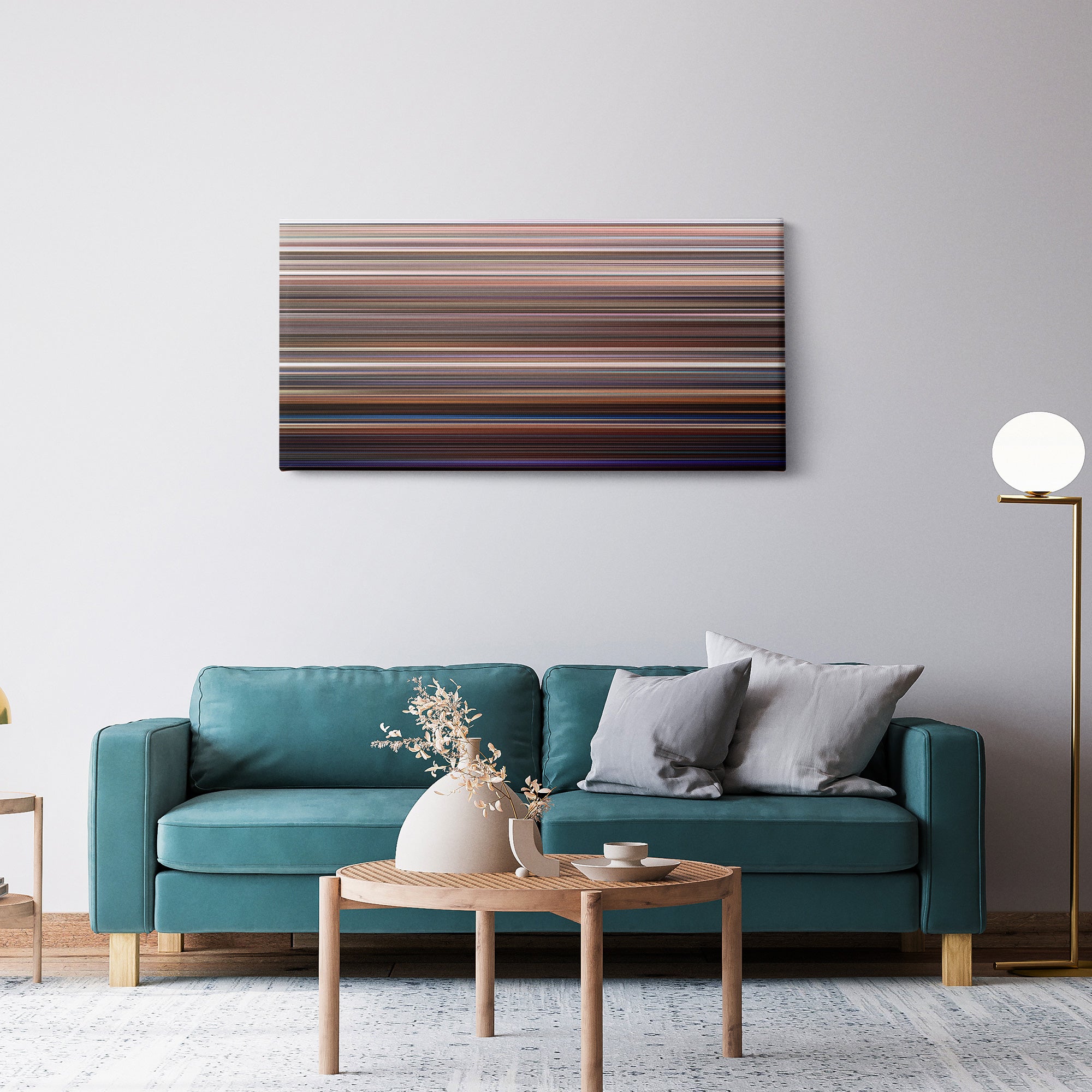 A Cinderella Story - If the Shoe Fits (2016) CineSpectrum Color Spectrum Canvas Print - Hanging Horizontal on Wall in Room