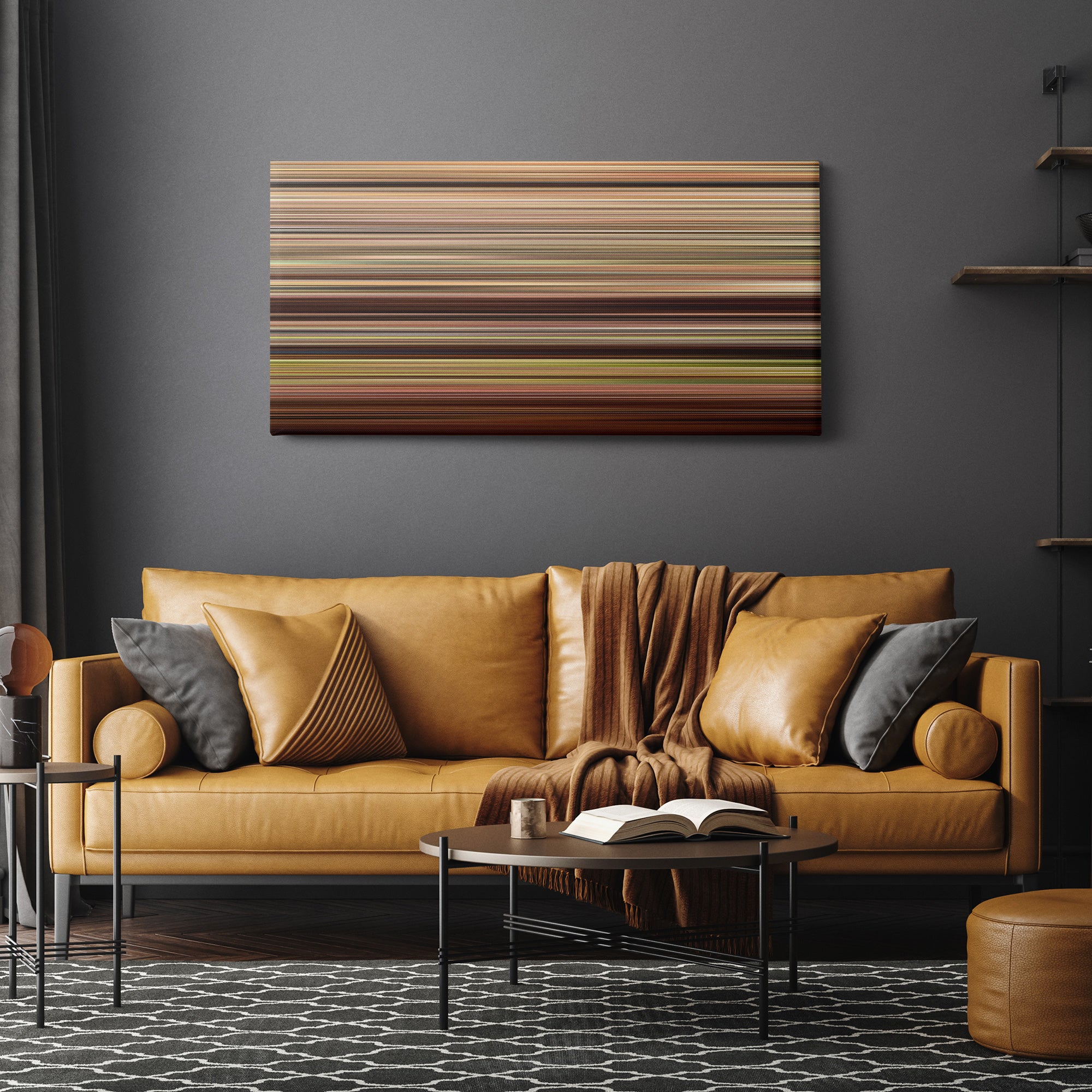 A Cinderella Story - Starstruck (2021) CineSpectrum Color Spectrum Canvas Print - Hanging Horizontal on Wall in Room