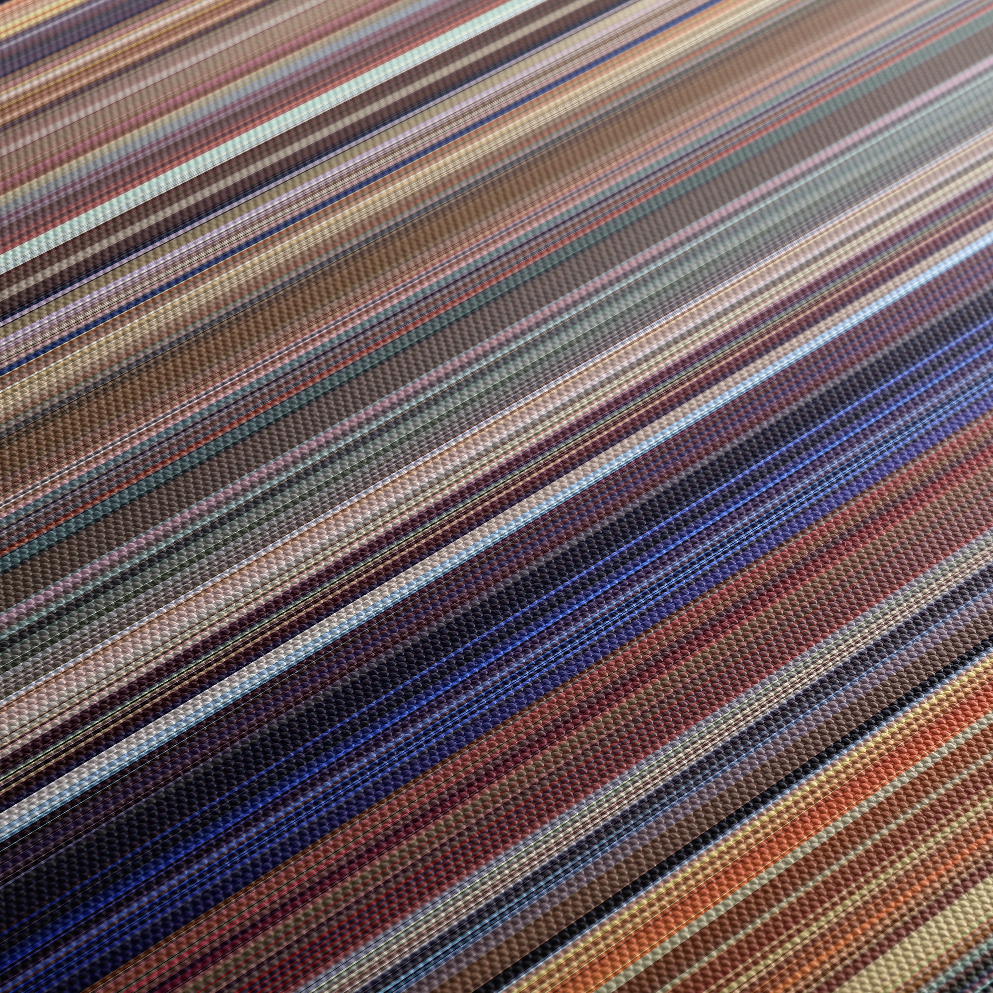 A Clockwork Orange (1971) CineSpectrum Color Spectrum Canvas Print - Close Up of Middle of Print