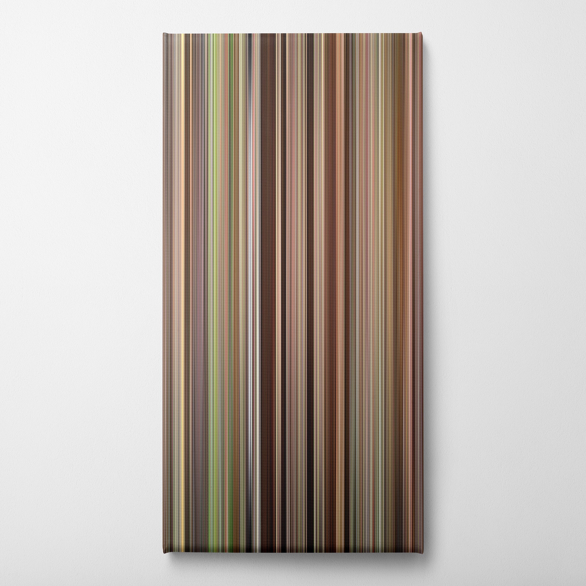 A League of Their Own (1992) CineSpectrum Color Spectrum Canvas Print - Vertical on Wall