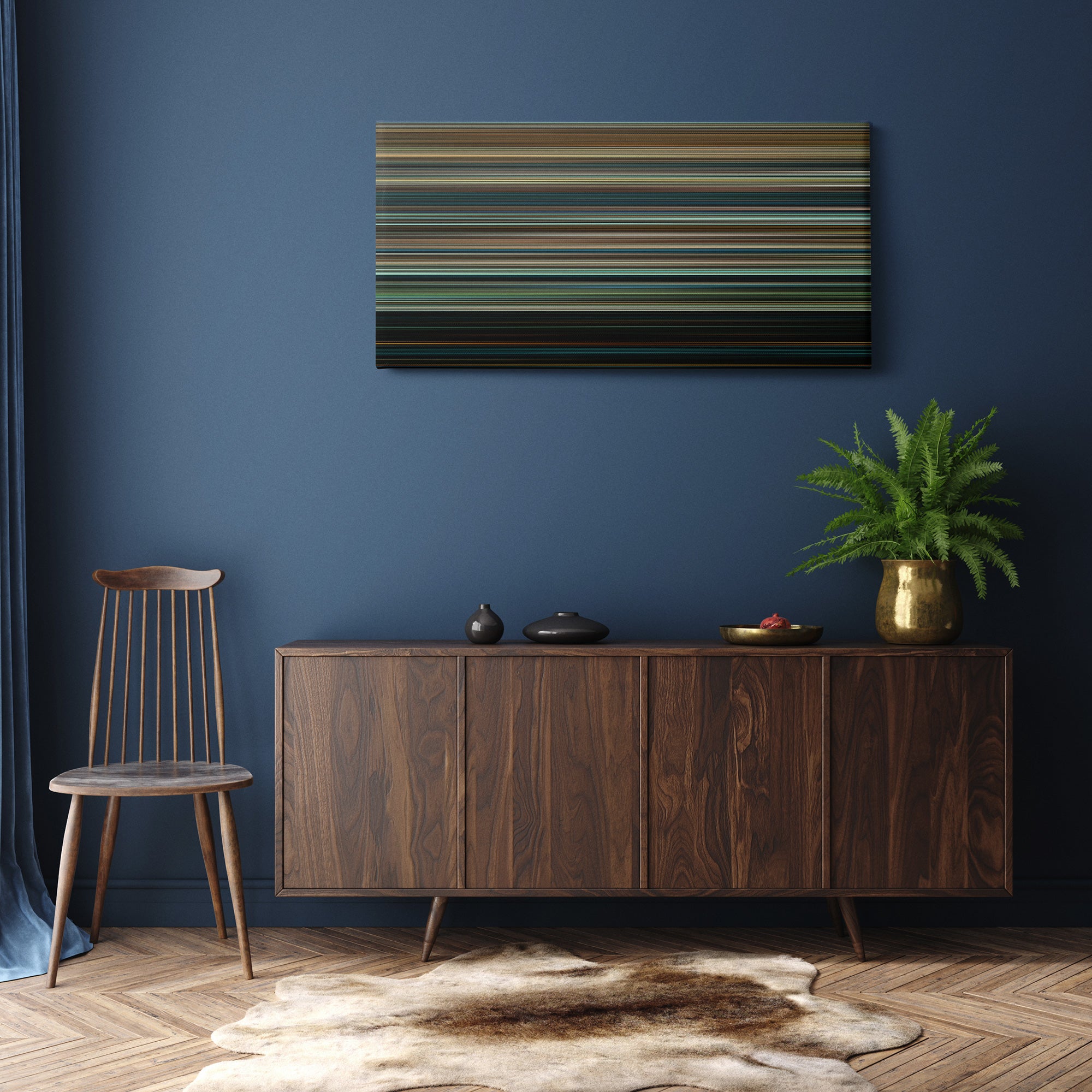 A Nightmare on Elm Street (2010) CineSpectrum Color Spectrum Canvas Print - Hanging Horizontal on Wall in Room