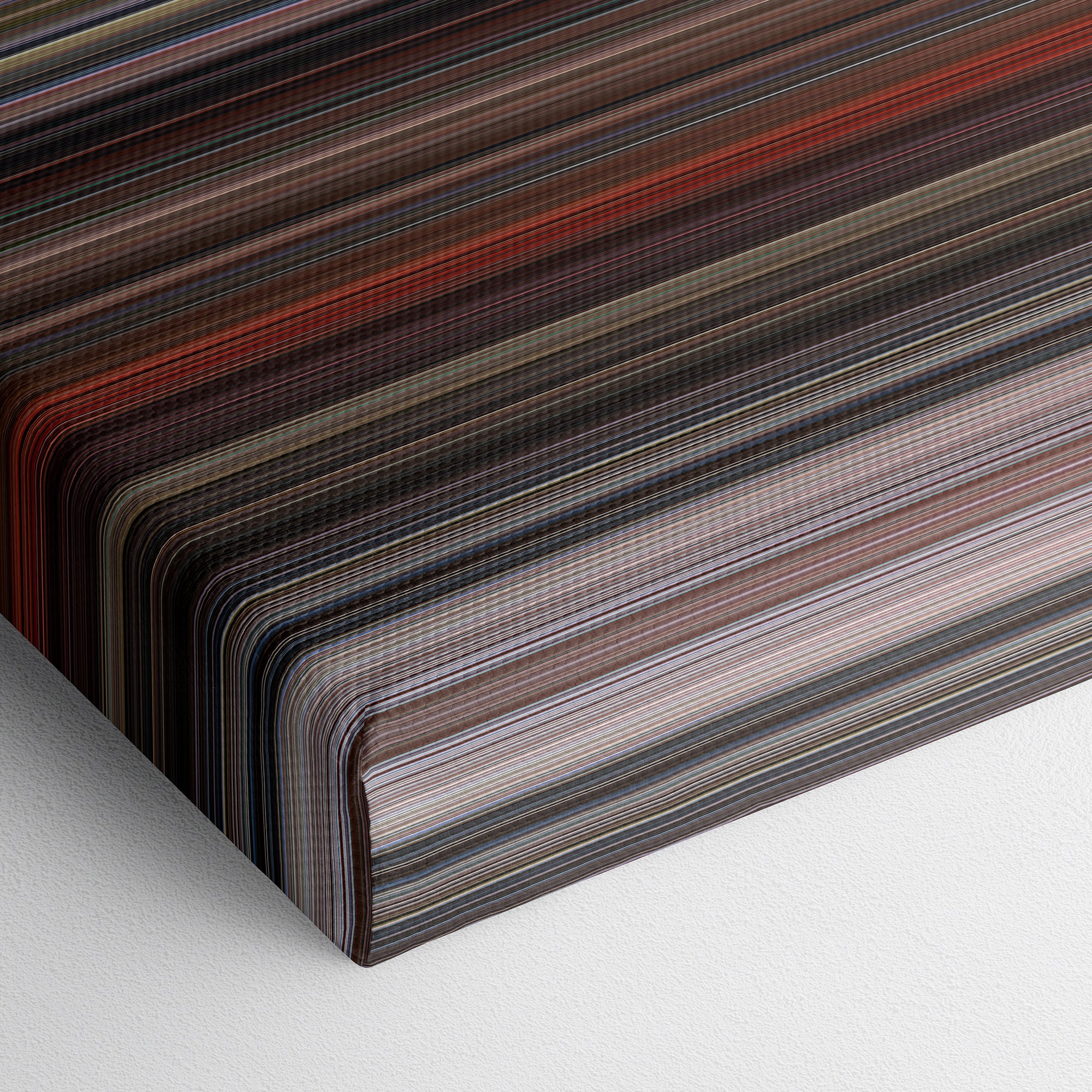 A View to a Kill (1985) CineSpectrum Color Spectrum Canvas Print - Close Up of Bottom of Print