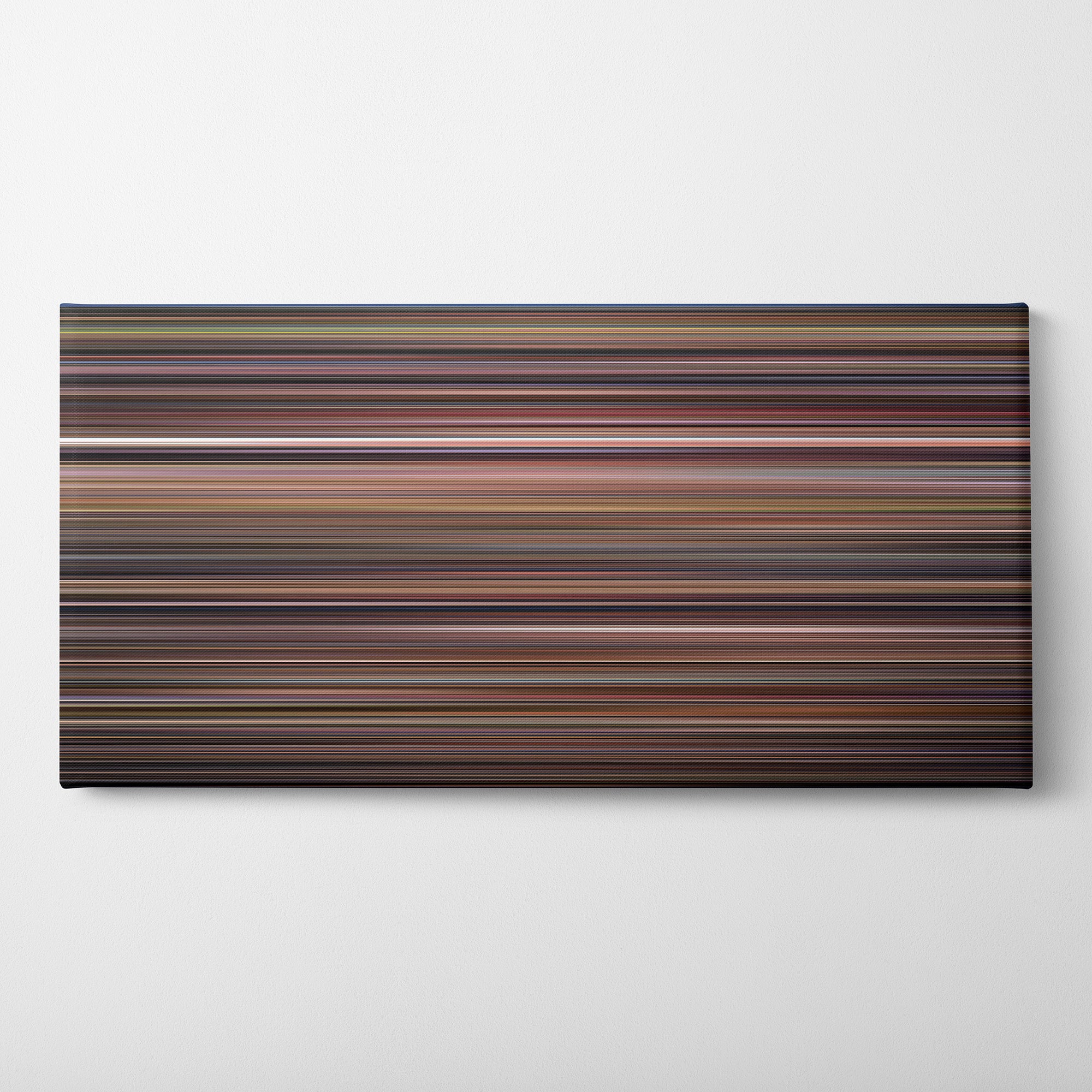 Airplane! (1980) CineSpectrum Color Spectrum Canvas Print - Horizontal on Wall