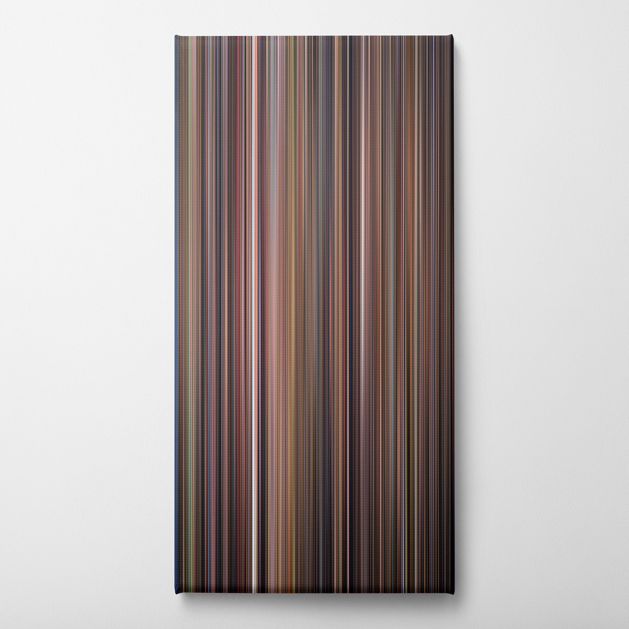 Airplane! (1980) CineSpectrum Color Spectrum Canvas Print - Vertical on Wall