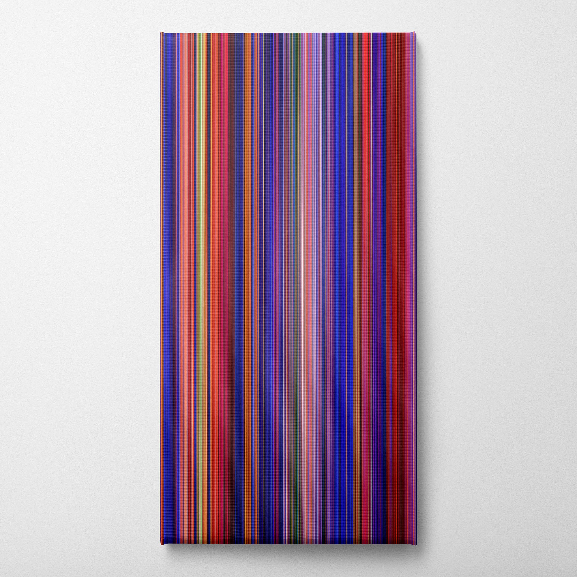 Aladdin (1992) CineSpectrum Color Spectrum Canvas Print - Vertical on Wall