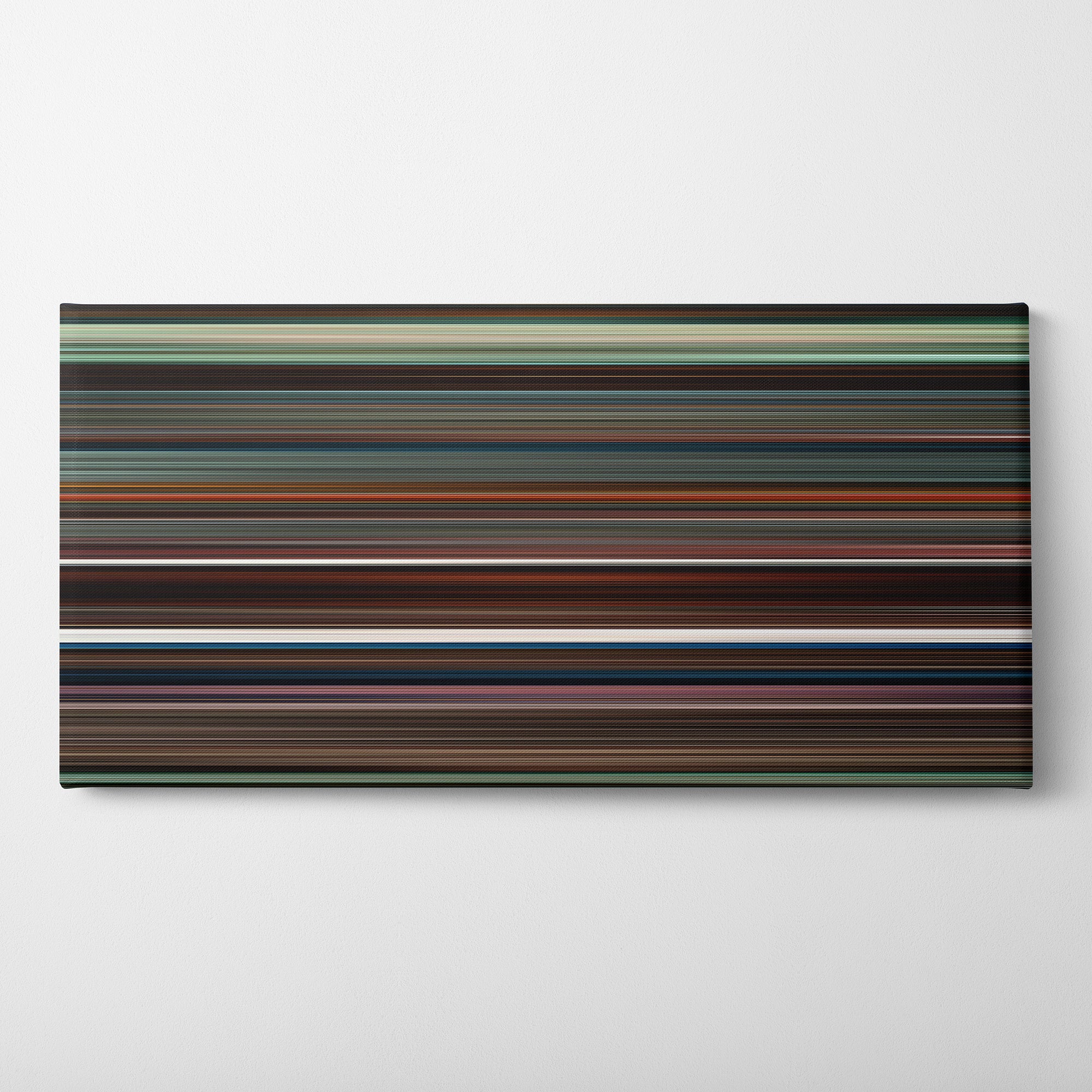 Alice in Wonderland (2010) CineSpectrum Color Spectrum Canvas Print - Horizontal on Wall