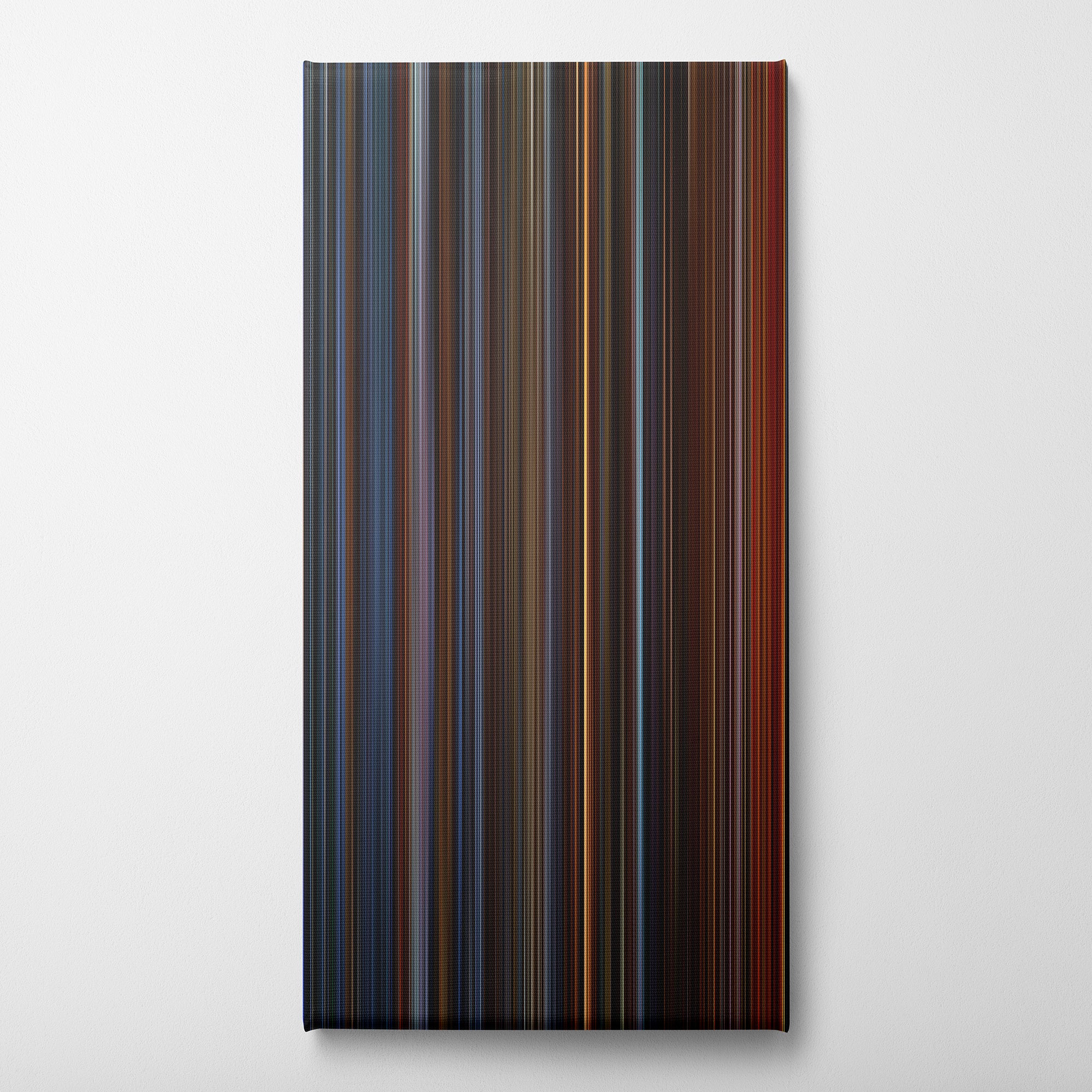 Alien 3 (1992) CineSpectrum Color Spectrum Canvas Print - Vertical on Wall