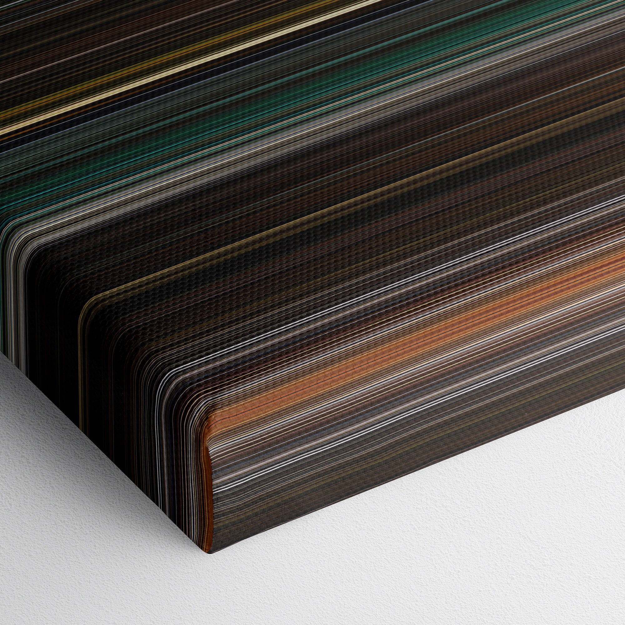 Alien Resurrection (1997) CineSpectrum Color Spectrum Canvas Print - Close Up of Bottom of Print