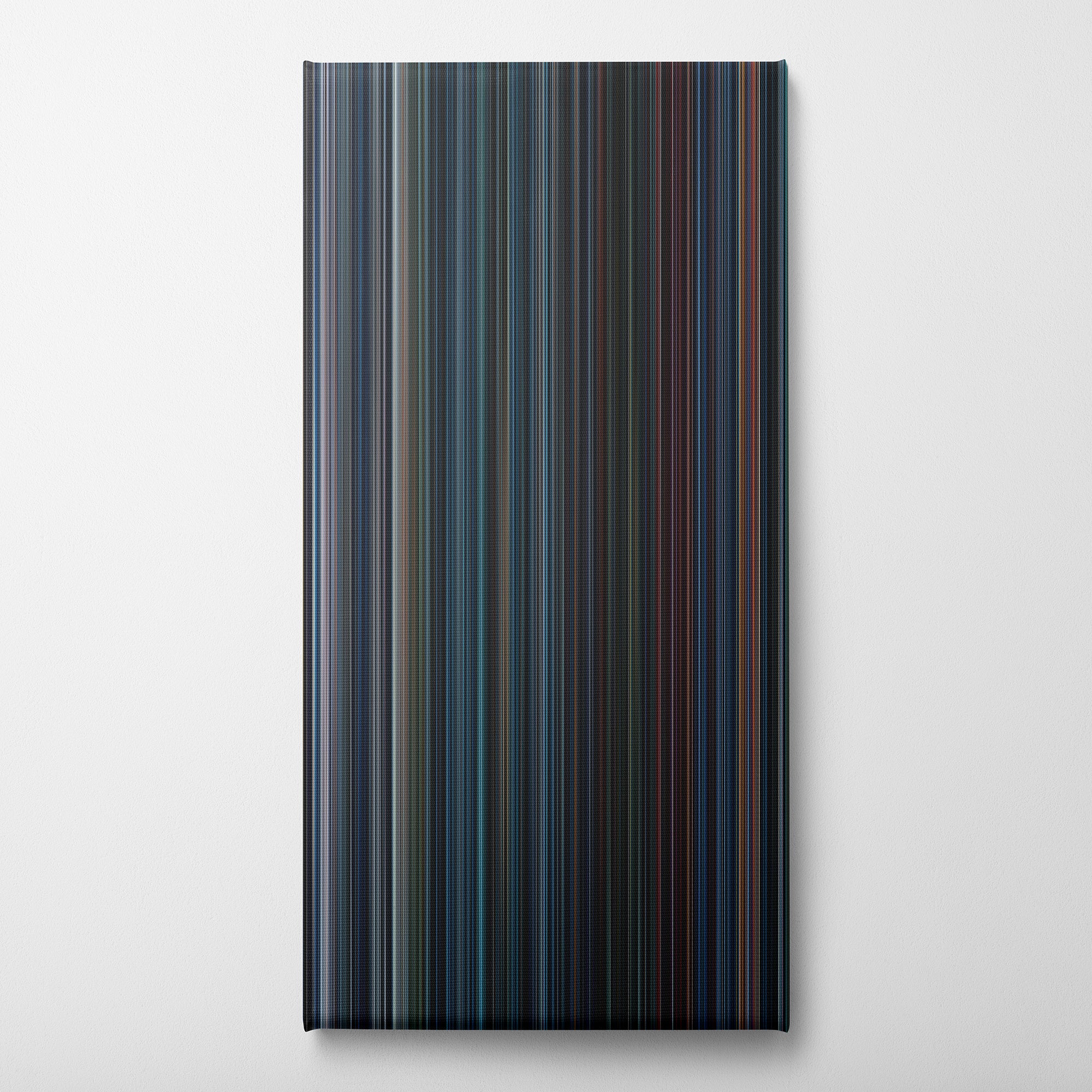Aliens (1986) CineSpectrum Color Spectrum Canvas Print - Vertical on Wall