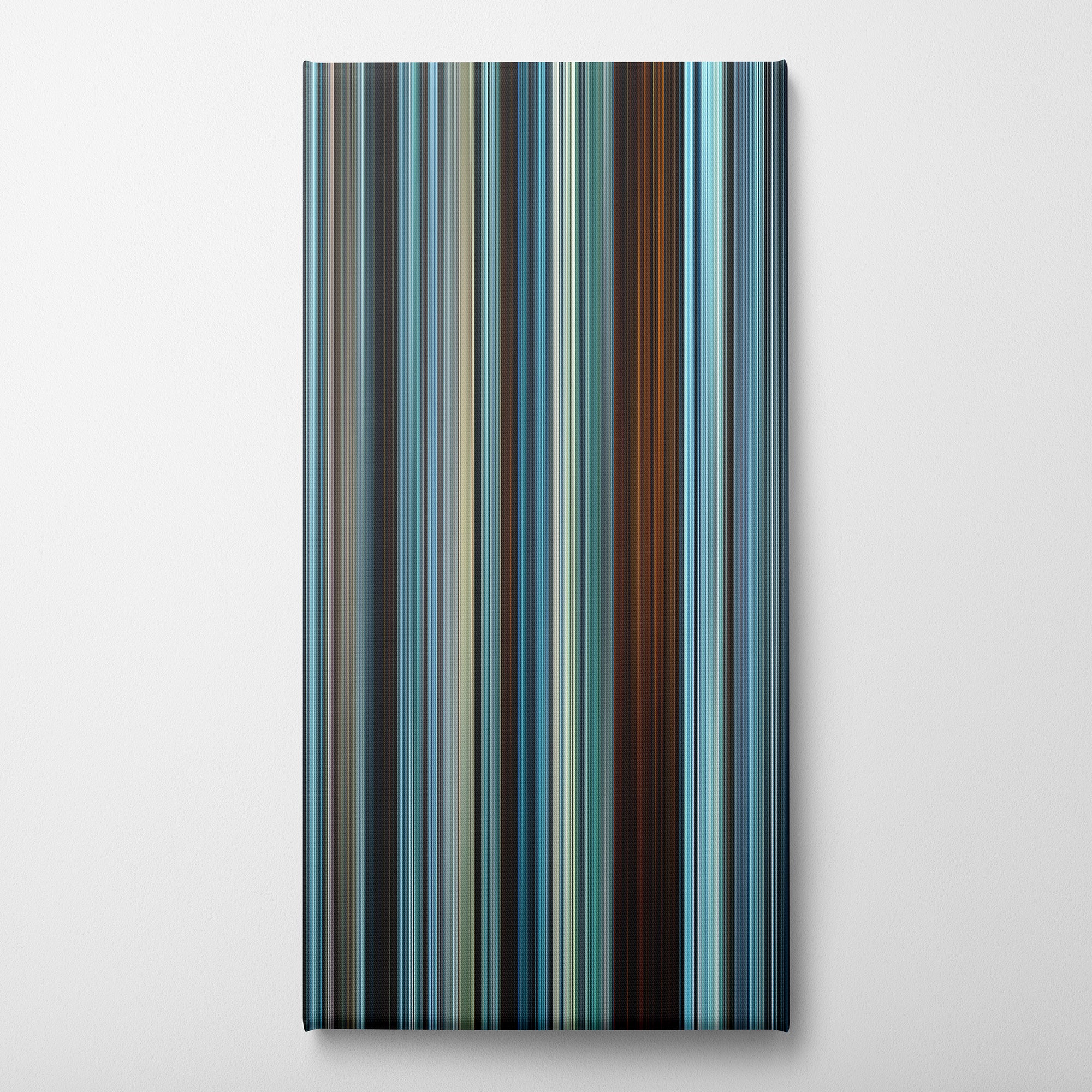 All Quiet on the Western Front (2022) CineSpectrum Color Spectrum Canvas Print - Vertical on Wall