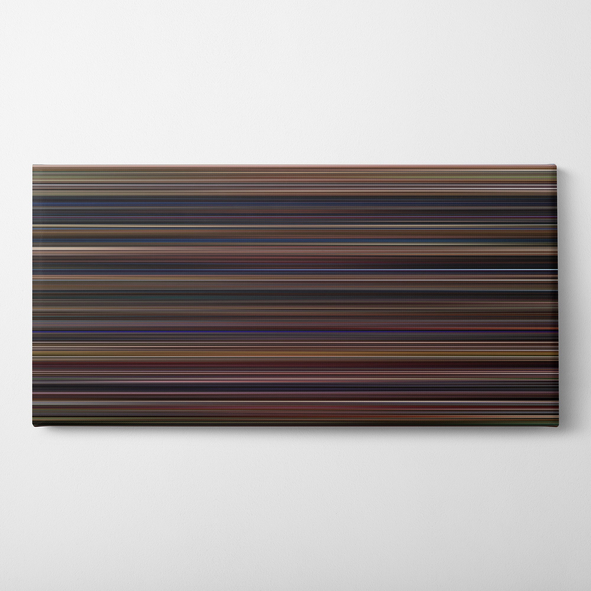 Almost Famous (2000) CineSpectrum Color Spectrum Canvas Print - Horizontal on Wall