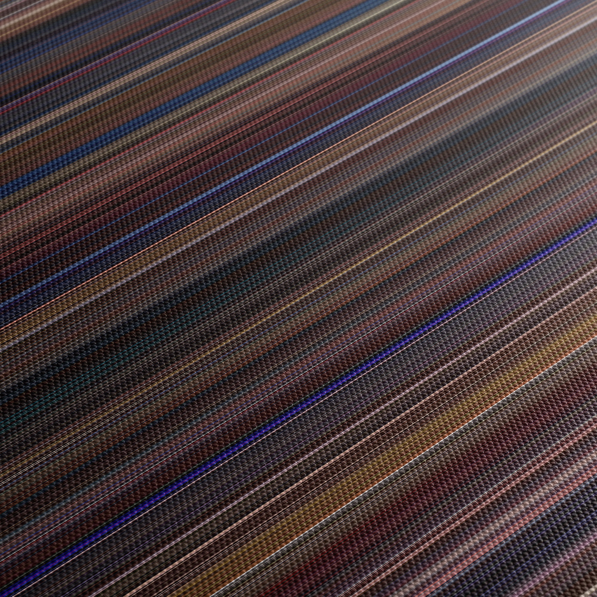 Almost Famous (2000) CineSpectrum Color Spectrum Canvas Print - Close Up of Middle of Print