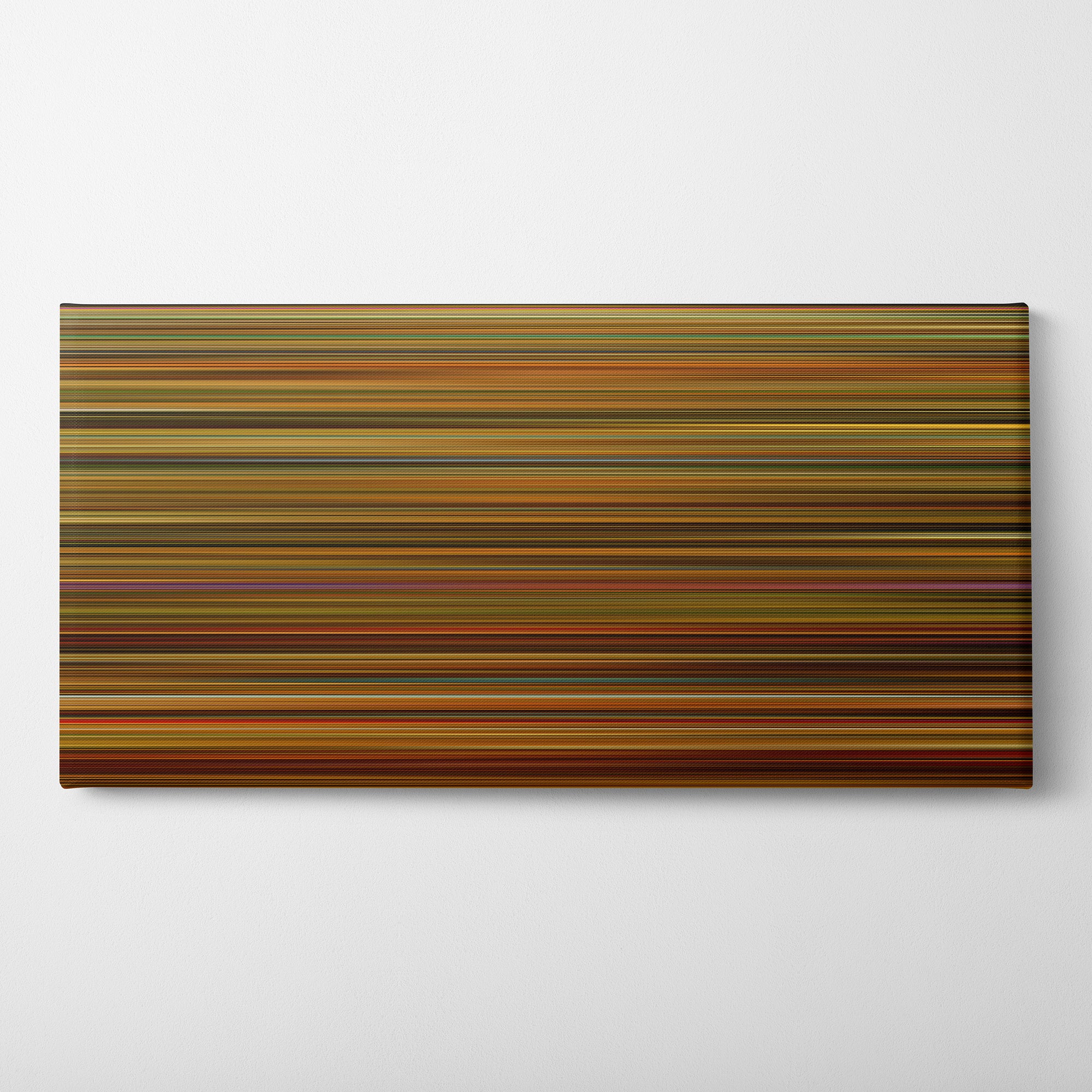 Amélie (2001) CineSpectrum Color Spectrum Canvas Print - Horizontal on Wall