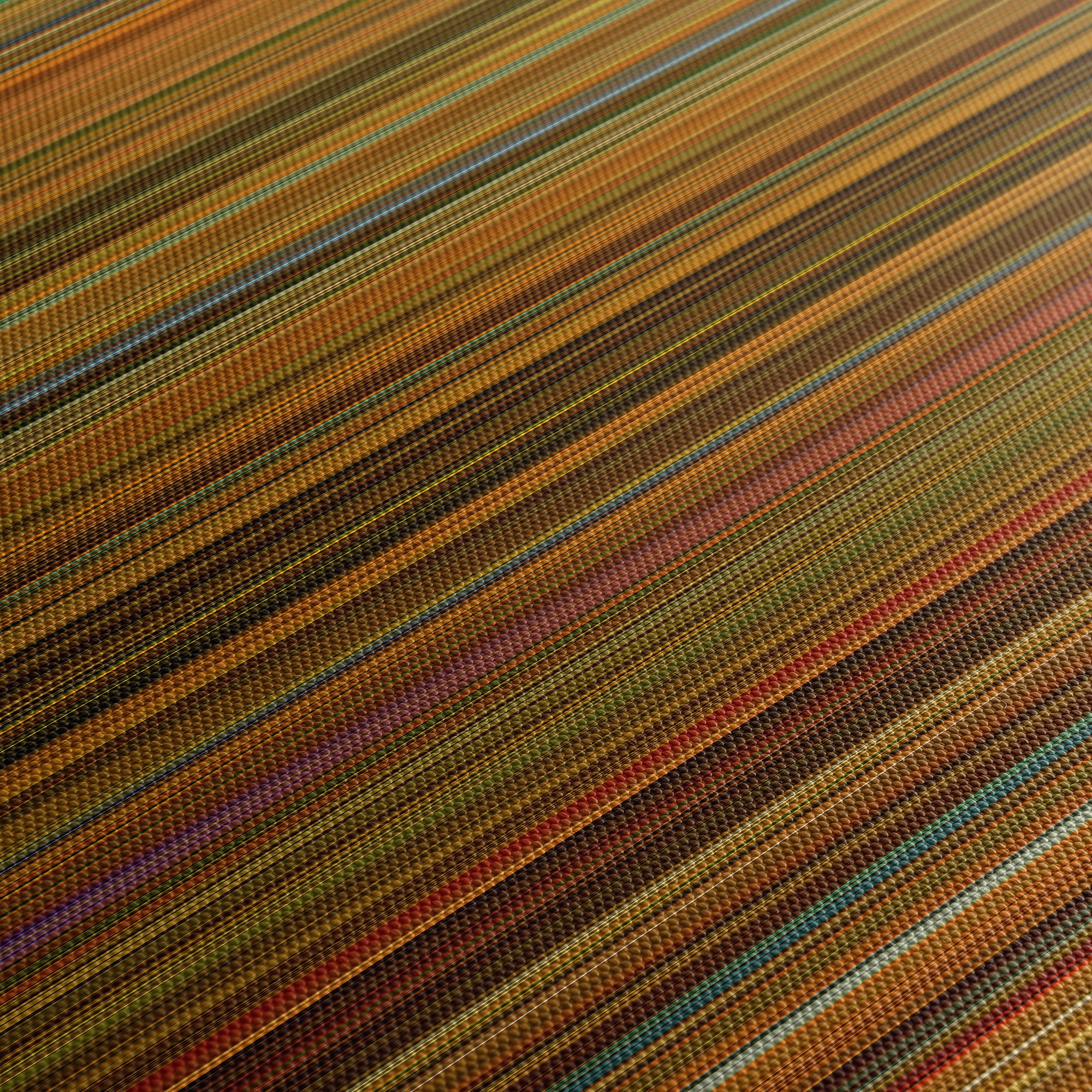 Amélie (2001) CineSpectrum Color Spectrum Canvas Print - Close Up of Middle of Print