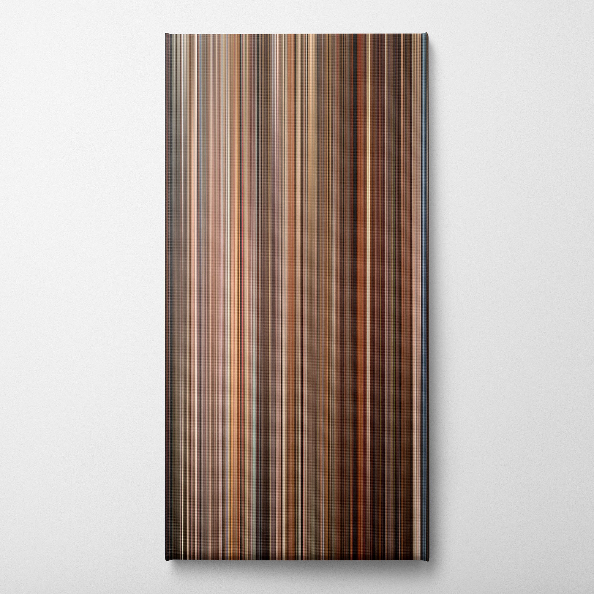 Amadeus (1984) CineSpectrum Color Spectrum Canvas Print - Vertical on Wall
