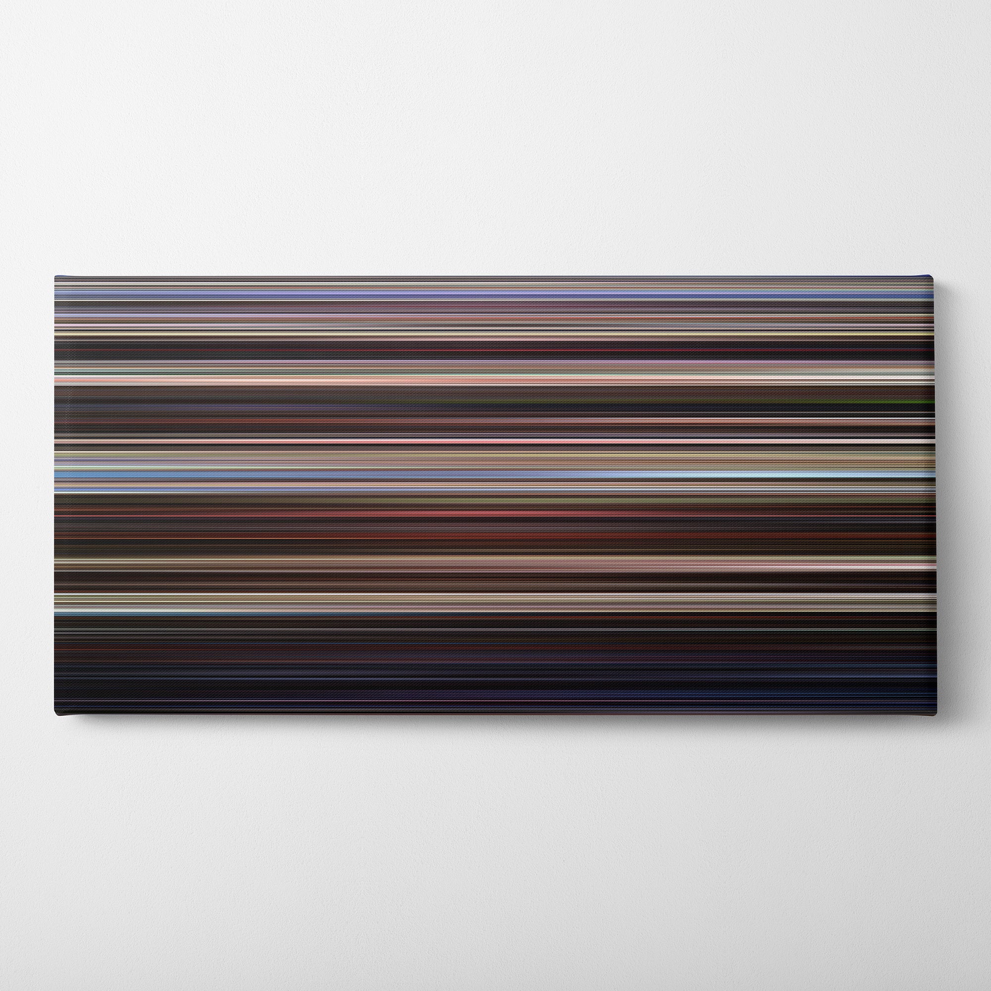 American Beauty (1999) CineSpectrum Color Spectrum Canvas Print - Horizontal on Wall