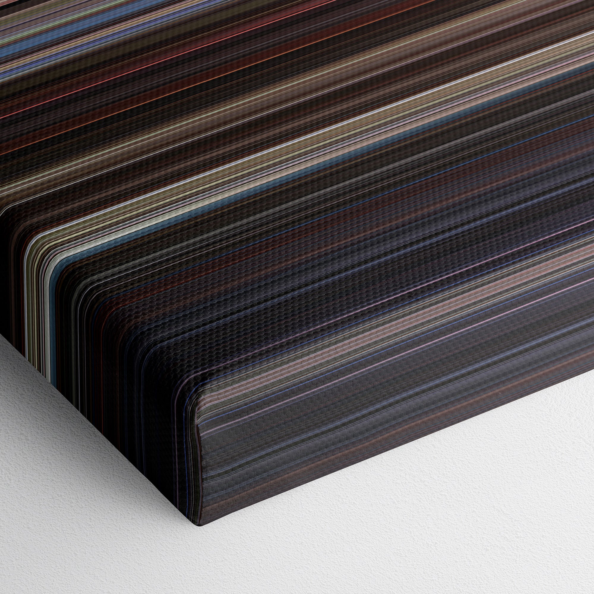 American Beauty (1999) CineSpectrum Color Spectrum Canvas Print - Close Up of Bottom of Print