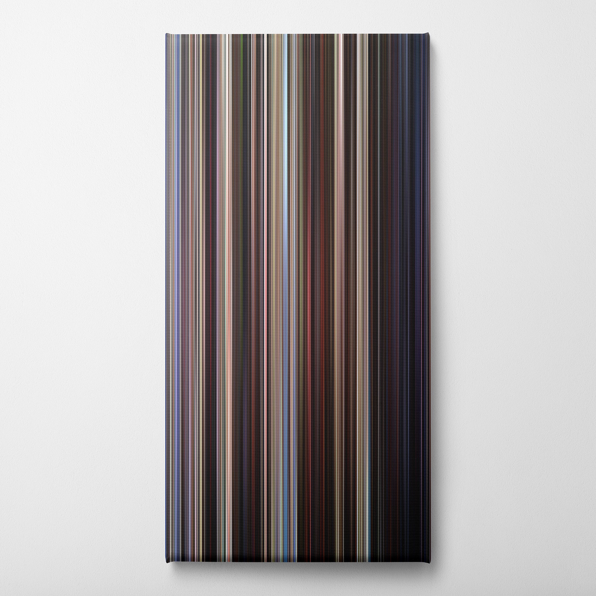 American Beauty (1999) CineSpectrum Color Spectrum Canvas Print - Vertical on Wall