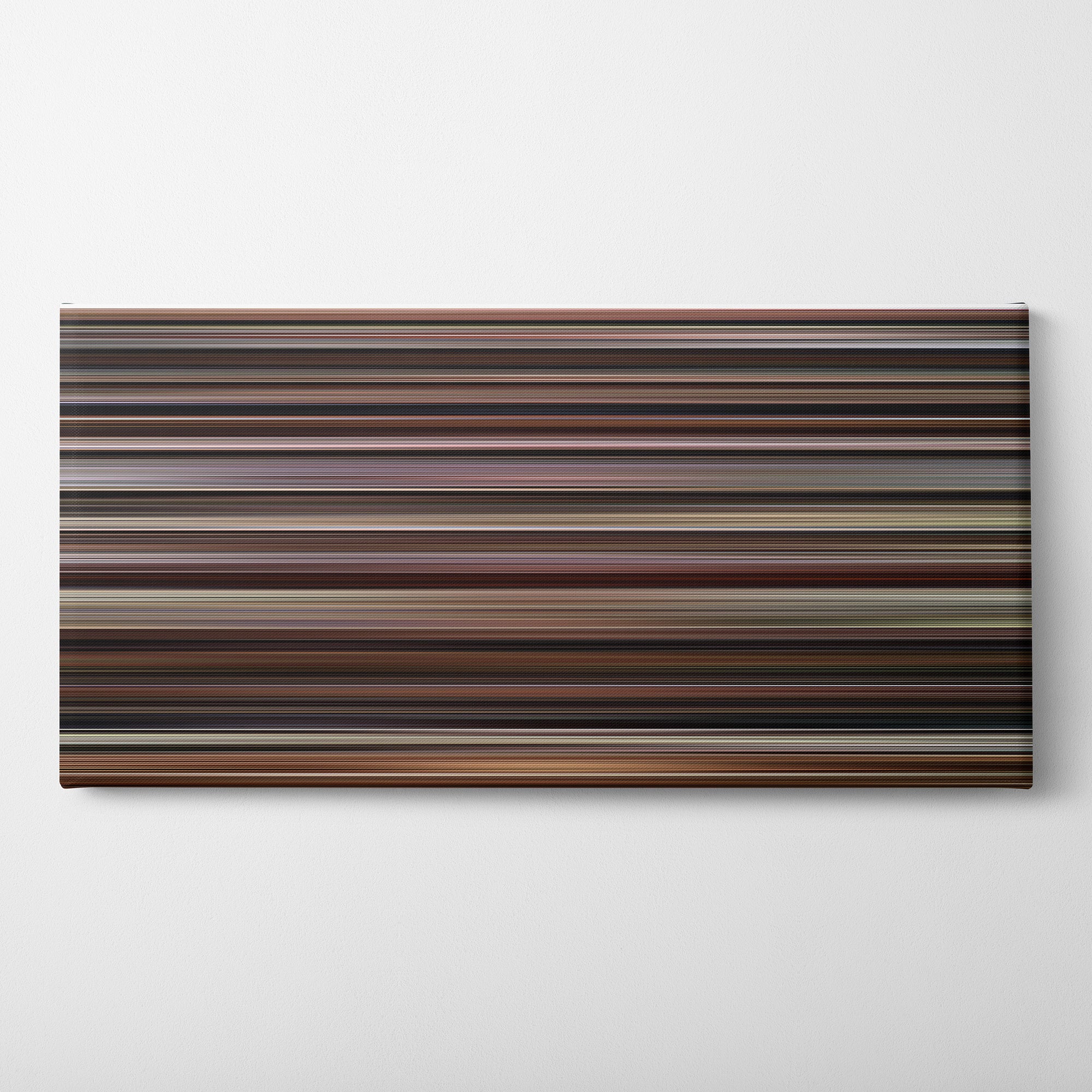 American Psycho (2000) CineSpectrum Color Spectrum Canvas Print - Horizontal on Wall