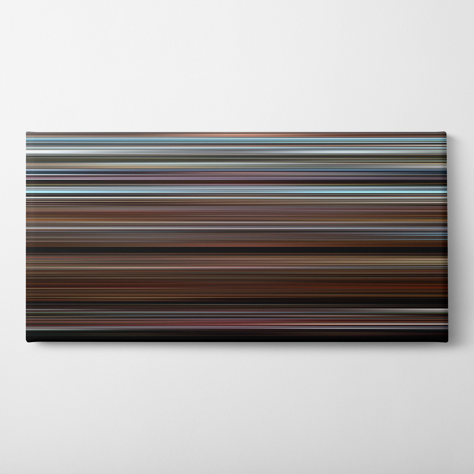Anatomy of a Fall (2023) CineSpectrum Color Spectrum Canvas Print - Horizontal on Wall