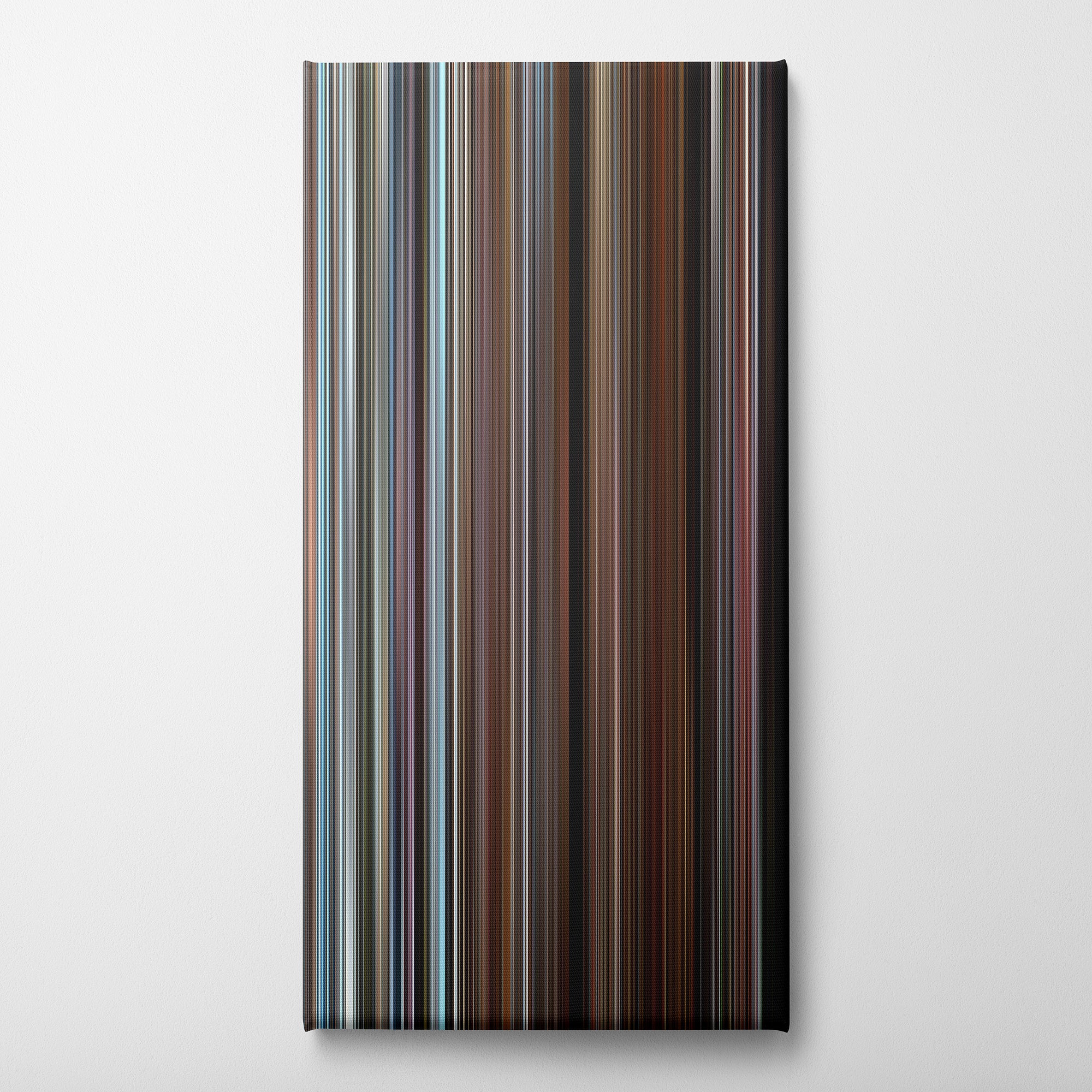 Anatomy of a Fall (2023) CineSpectrum Color Spectrum Canvas Print - Vertical on Wall