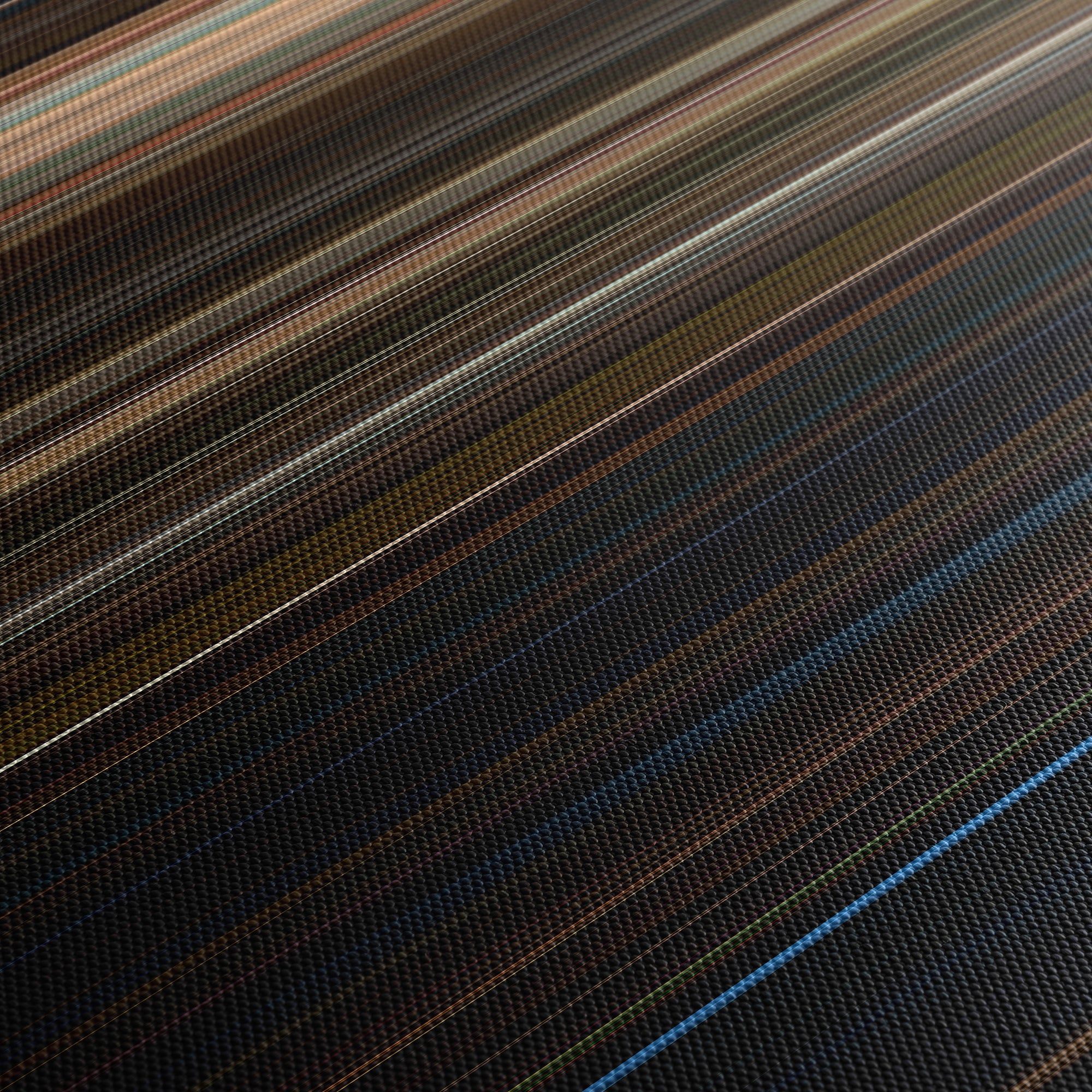 Annabelle Comes Home (2019) CineSpectrum Color Spectrum Canvas Print - Close Up of Middle of Print