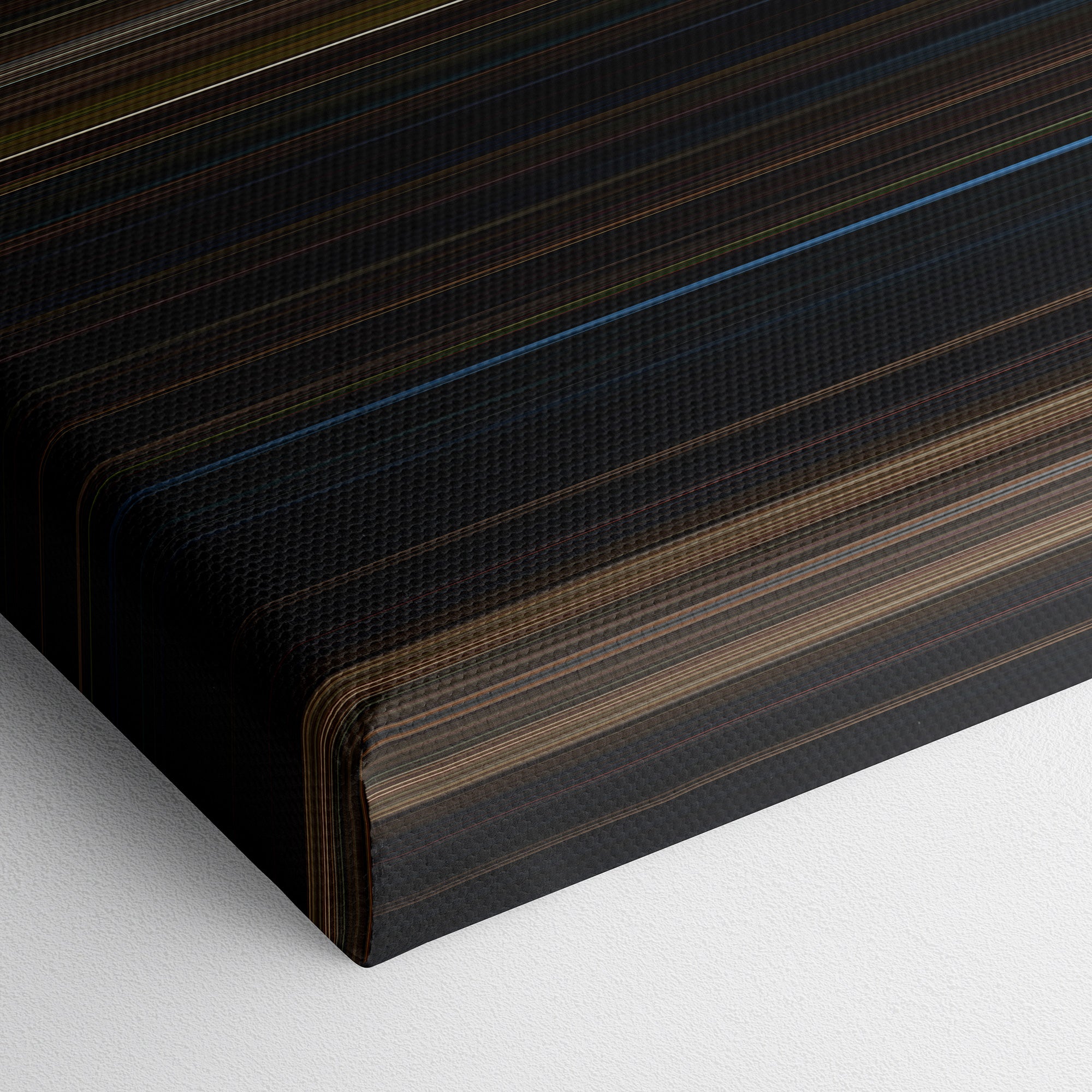Annabelle Comes Home (2019) CineSpectrum Color Spectrum Canvas Print - Close Up of Bottom of Print