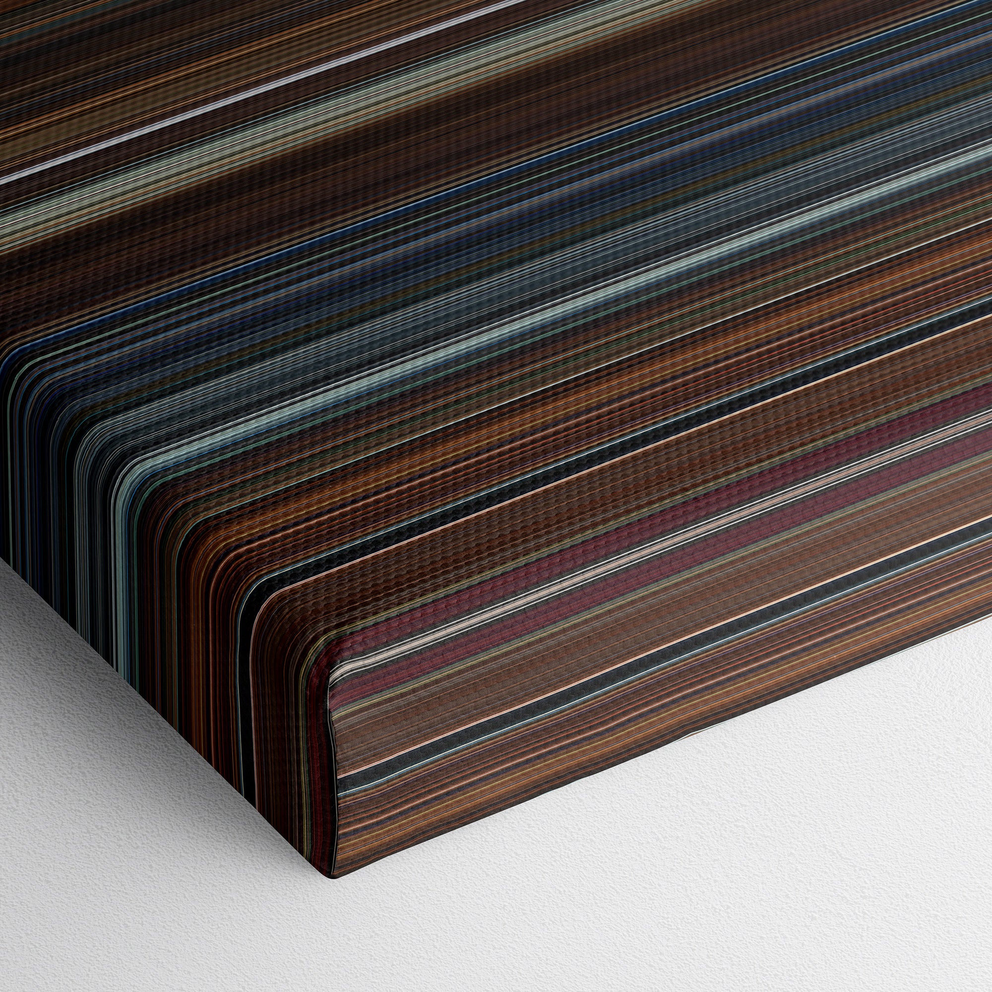 Ant-Man (2015) CineSpectrum Color Spectrum Canvas Print - Close Up of Bottom of Print
